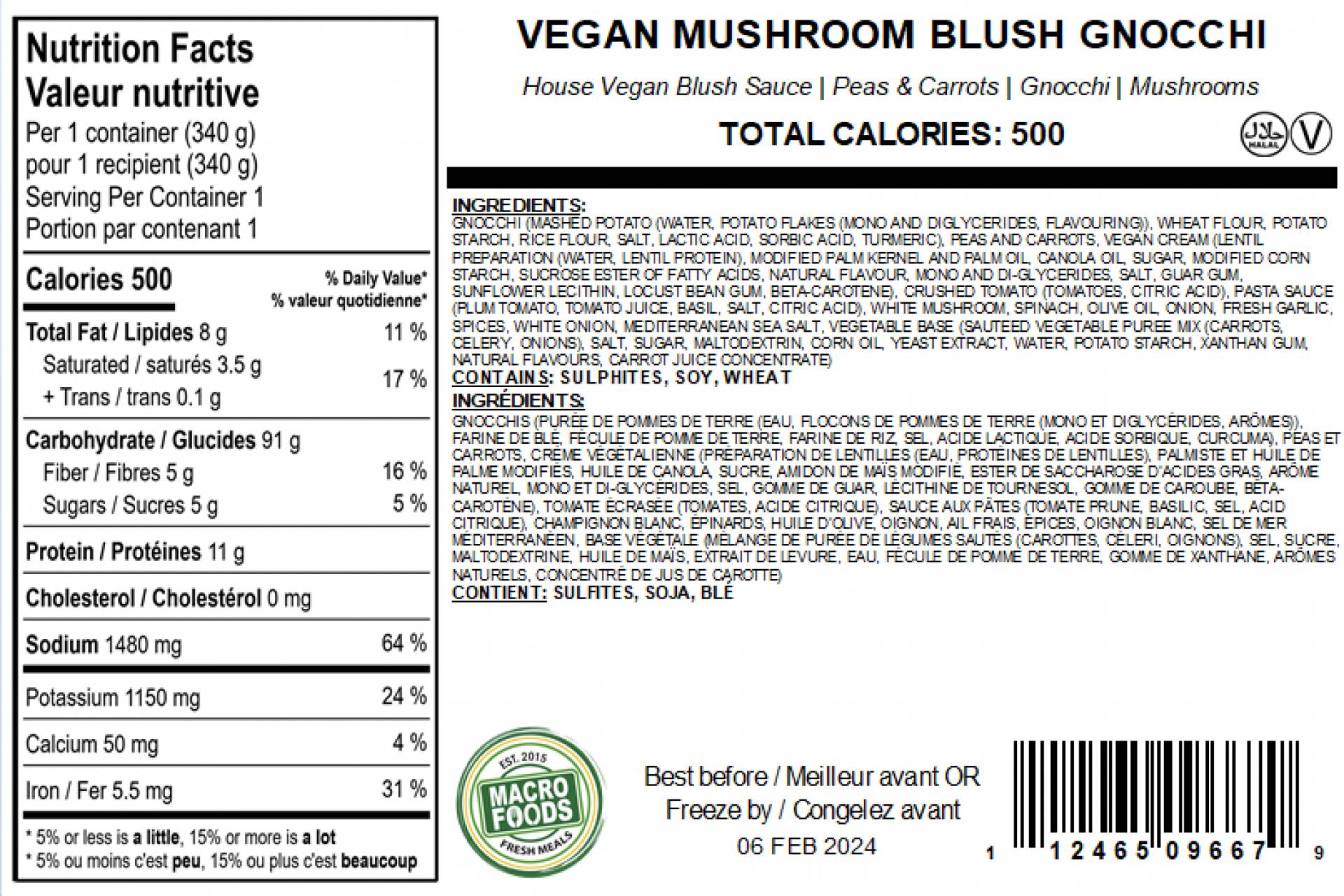 Vegan Mushroom Blush Gnocchi