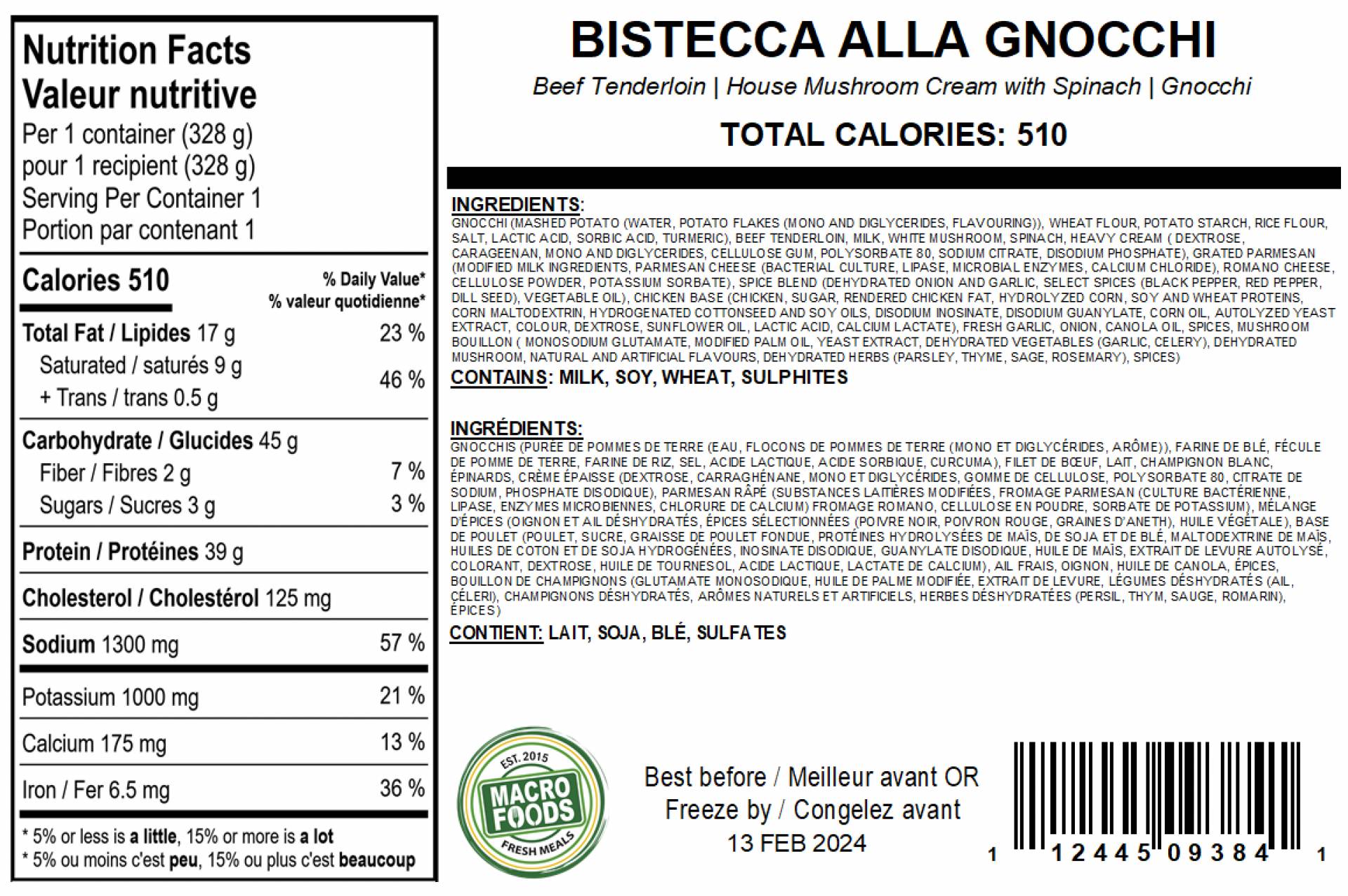 Bistecca Alla Gnocchi
