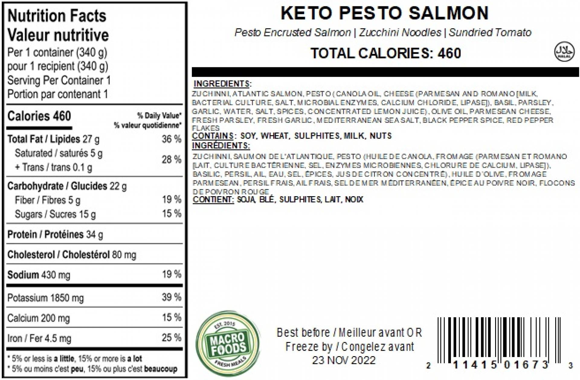 Keto Pesto Salmon