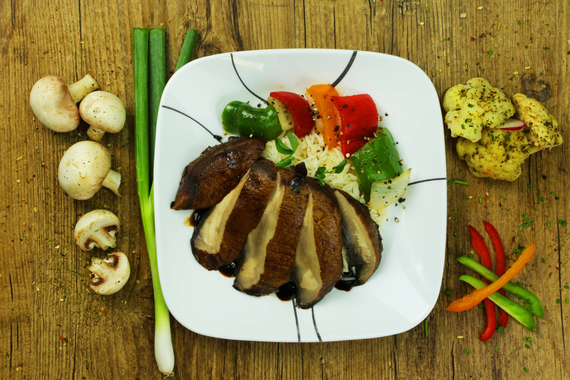 Vegetarian Portobello Fajita