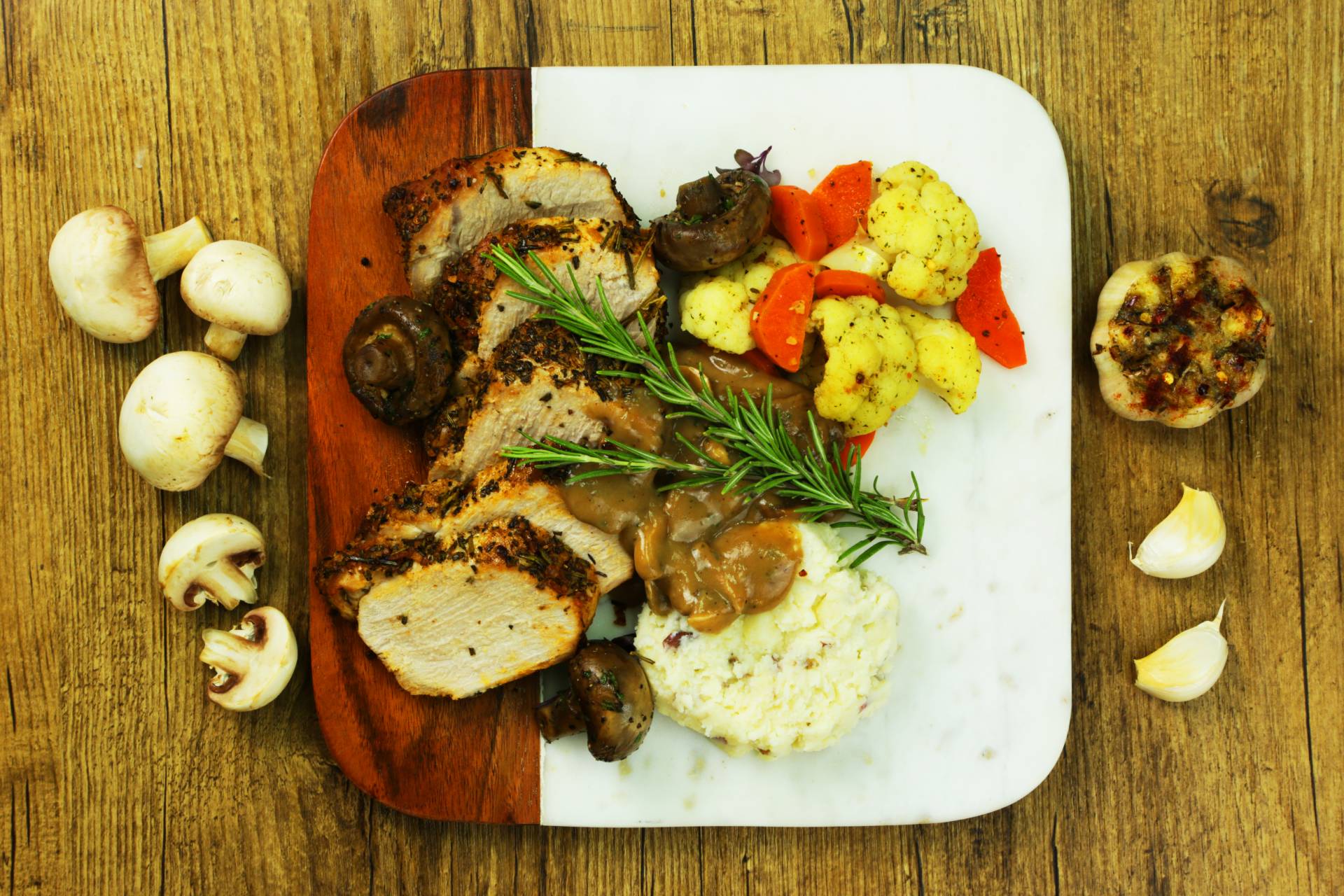 Herb Encrusted Pork