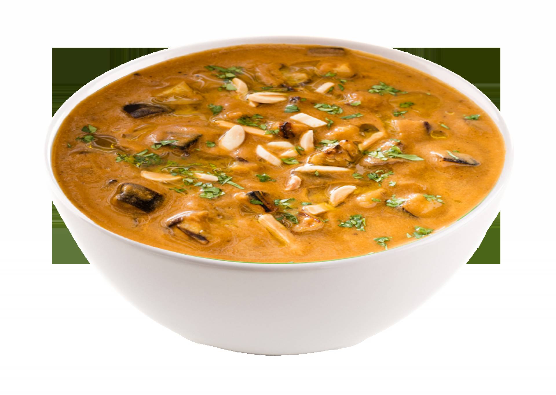 Curry & Roasted Eggplant Soup