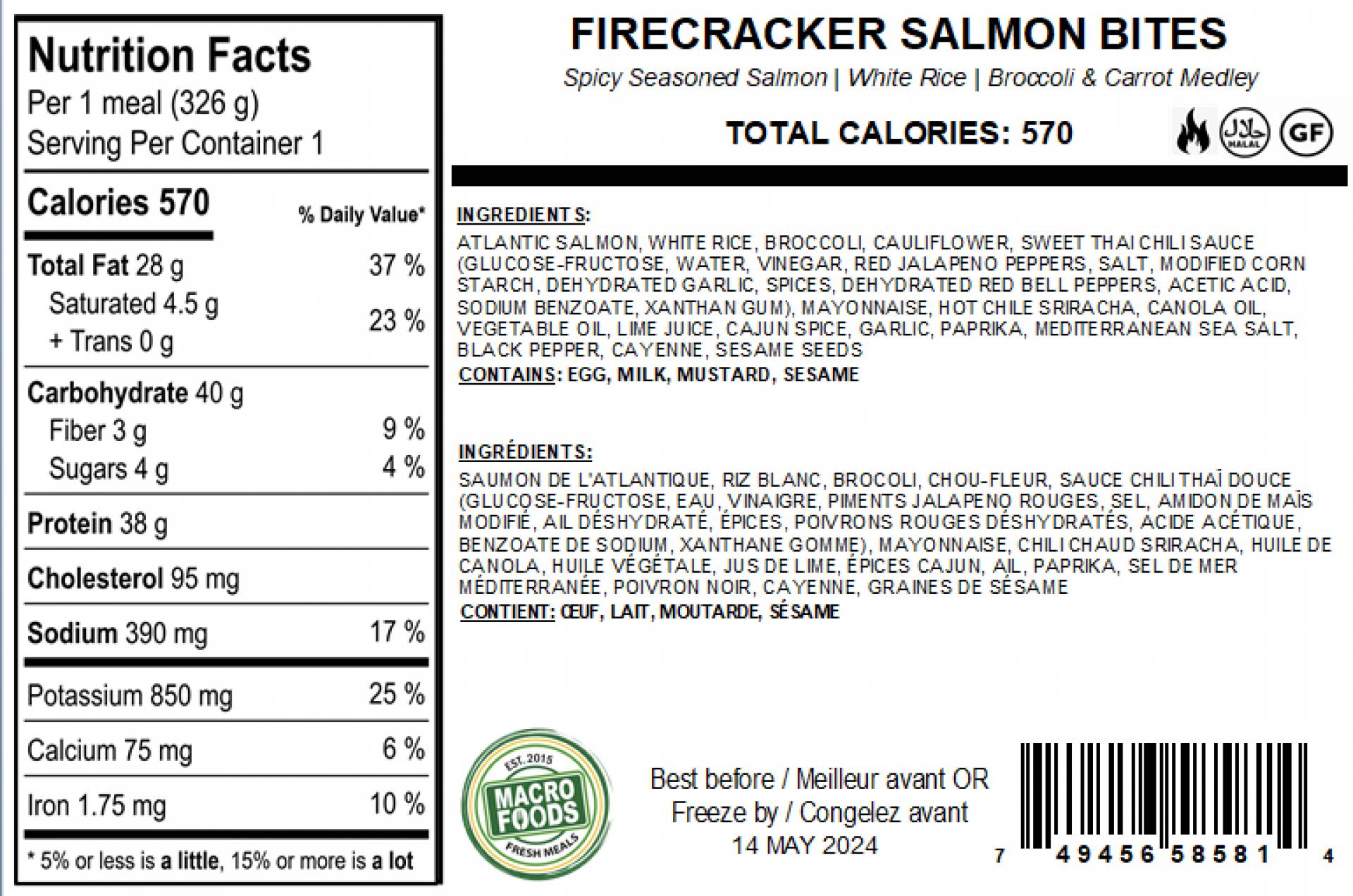 Firecracker Salmon Bites