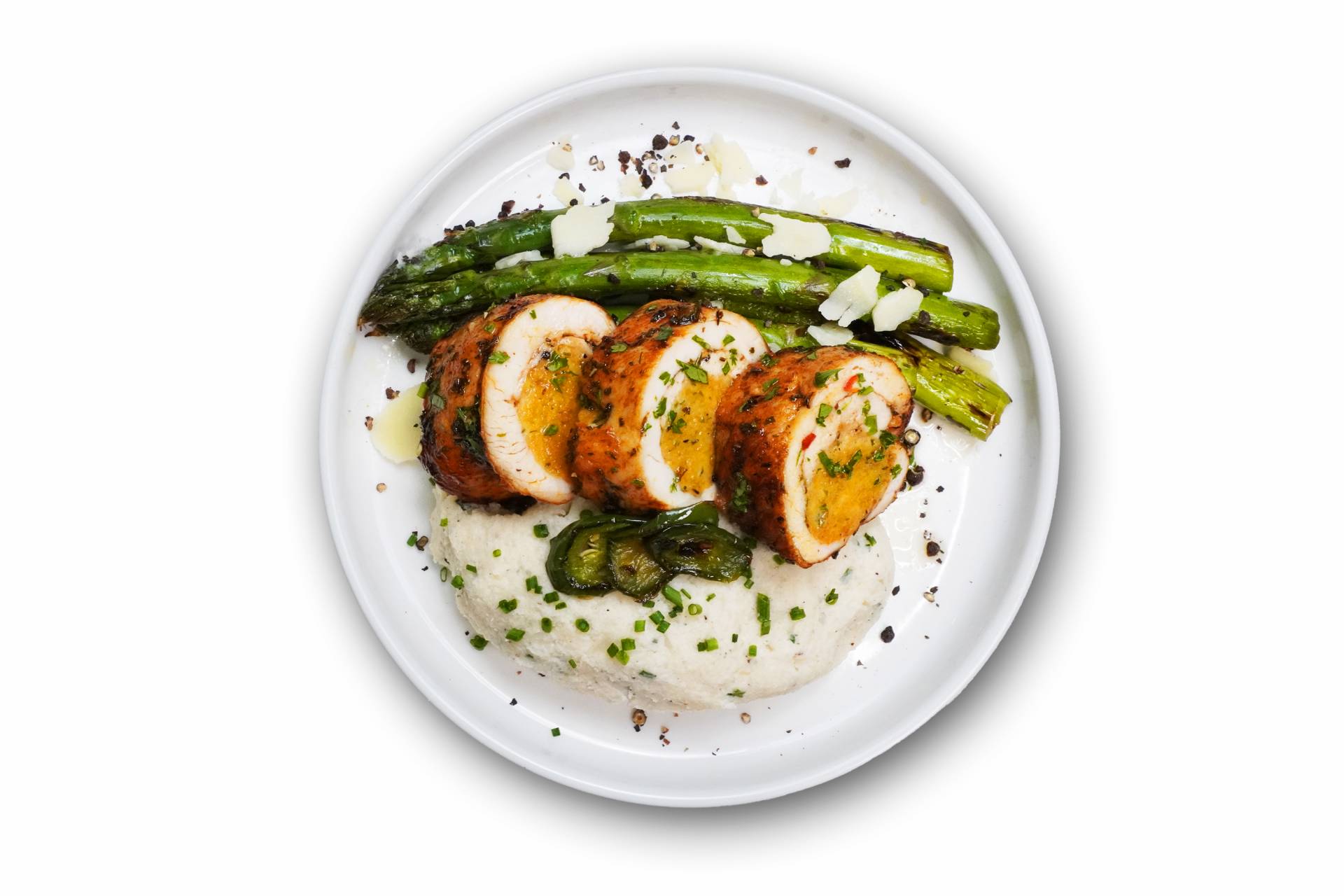 Keto Jalapeño Popper Stuffed Chicken