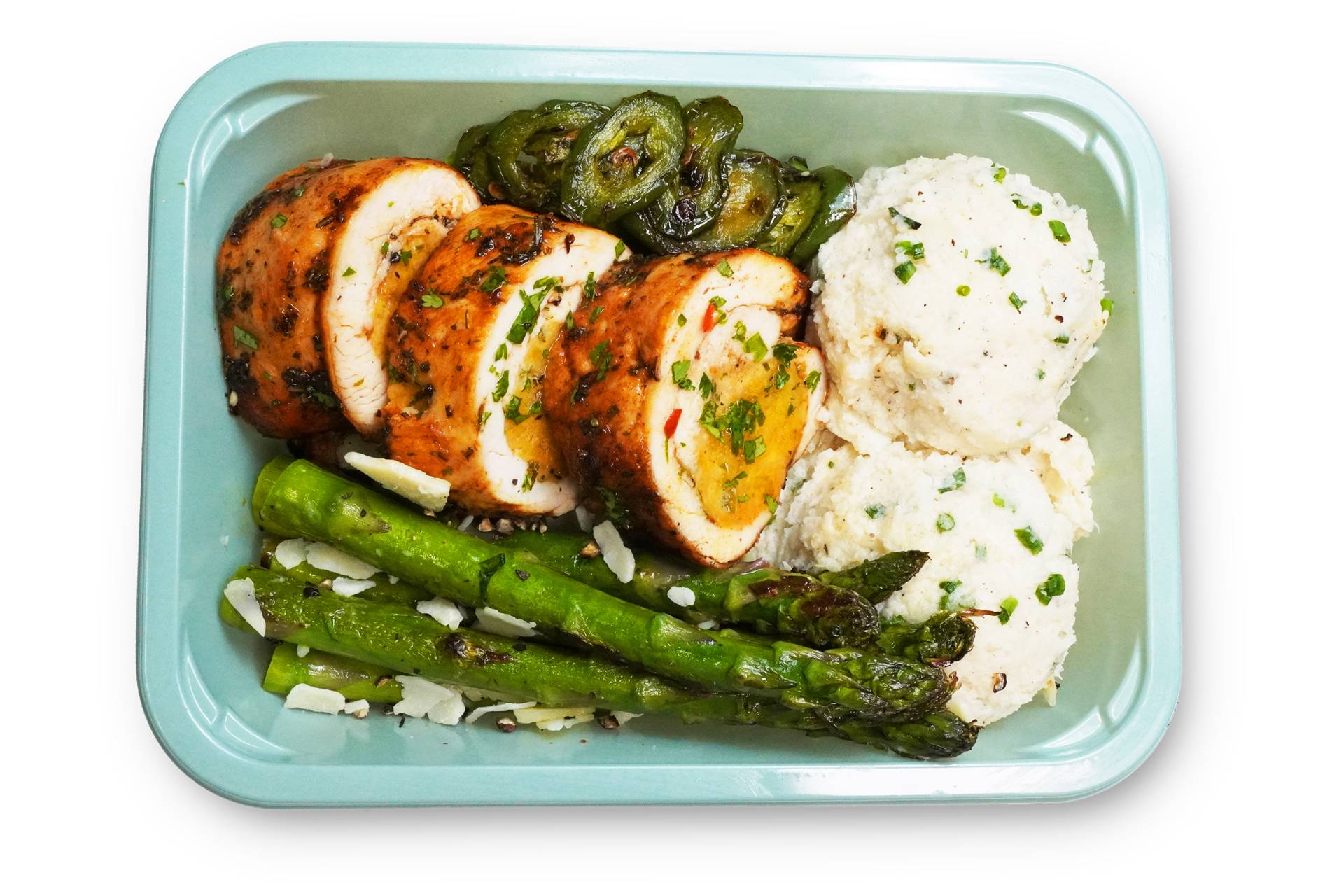 Keto Jalapeño Popper Stuffed Chicken