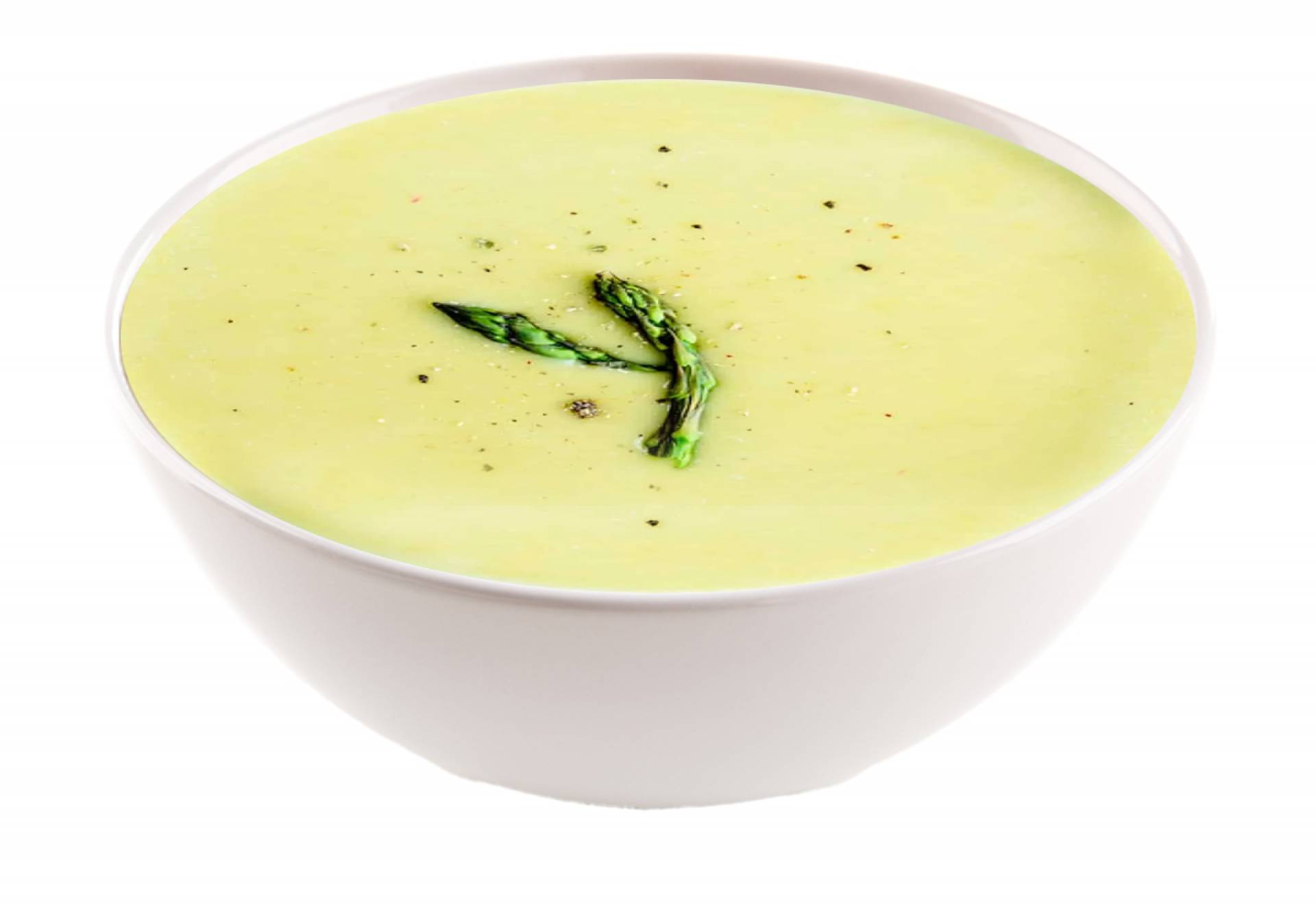 Creamy Spinach & Asparagus Soup