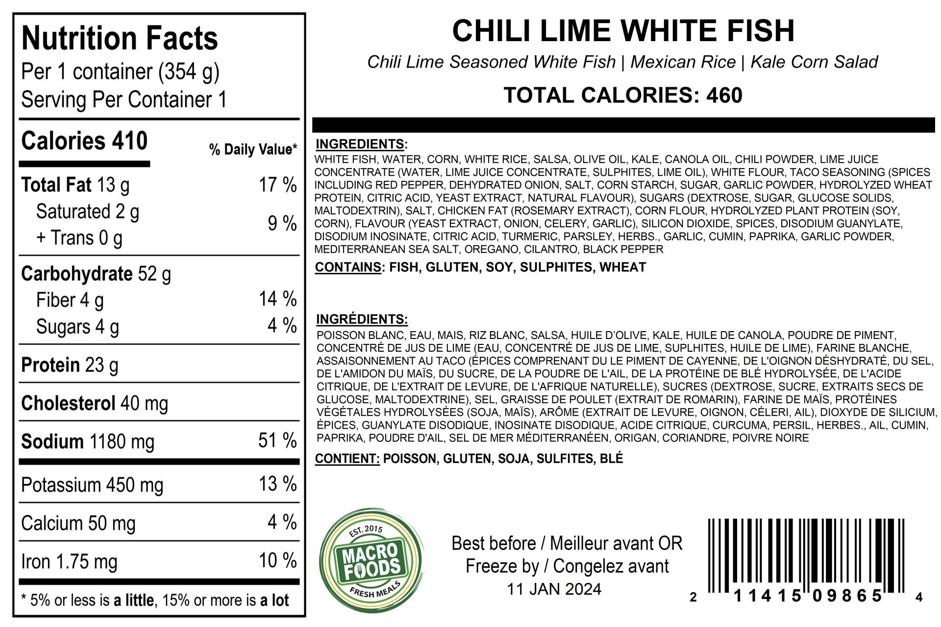 Chili Lime White Fish
