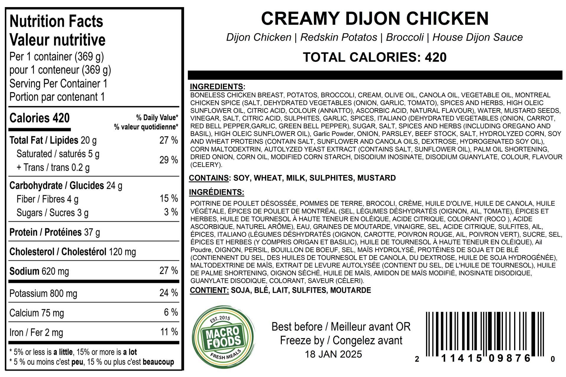 Creamy Dijon Chicken