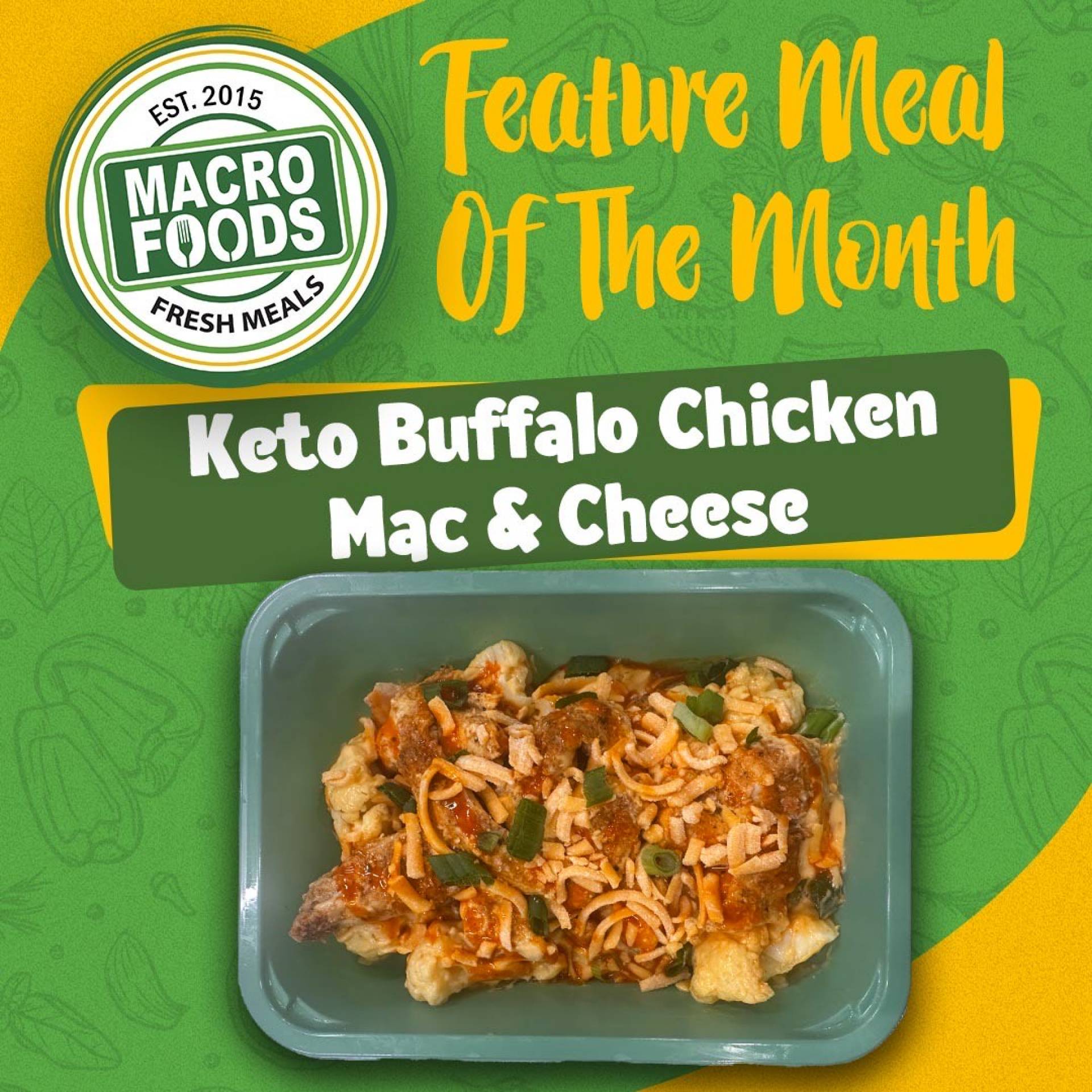 Keto Buffalo Chicken Mac & Cheese