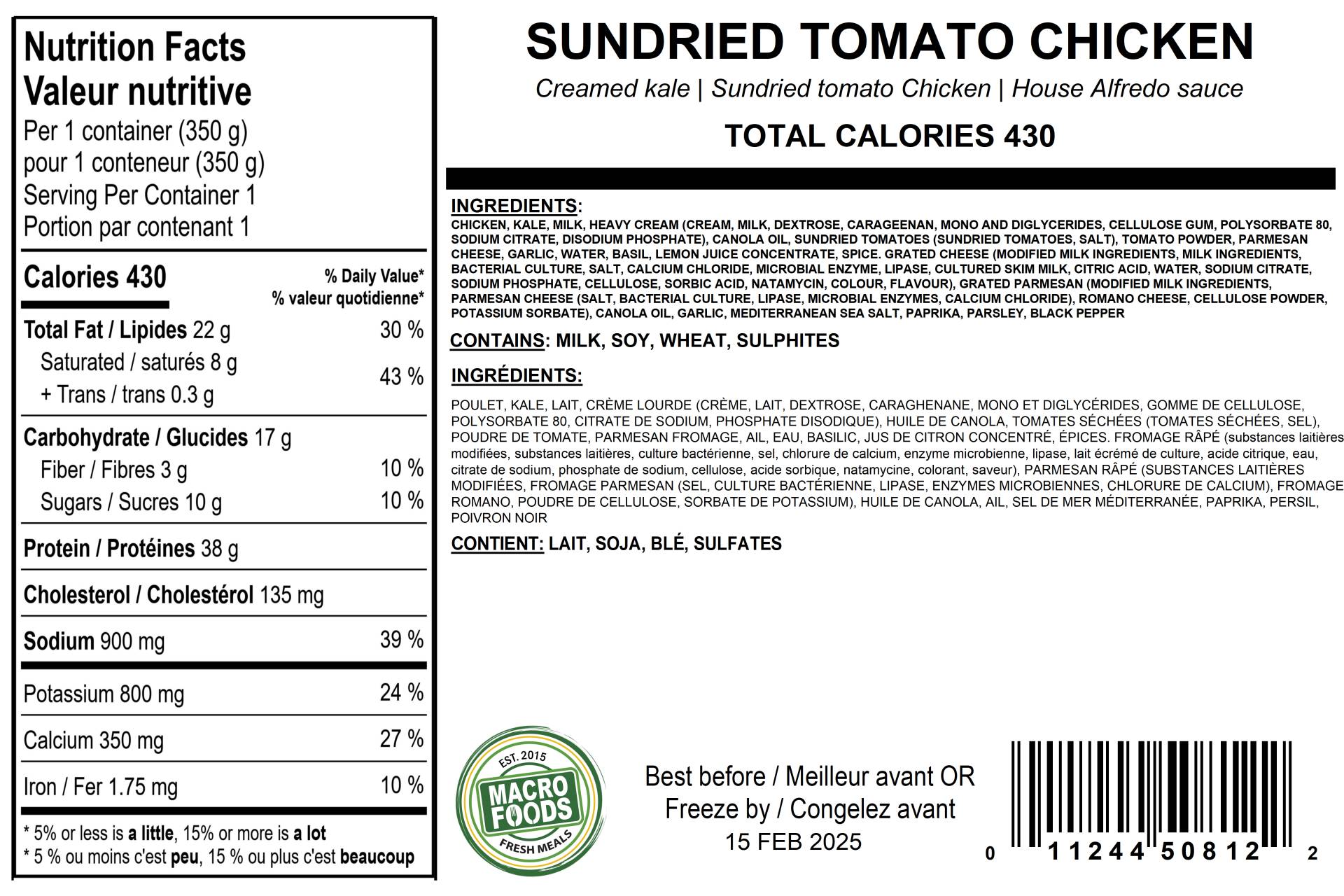 Sun-Dried Tomato Chicken