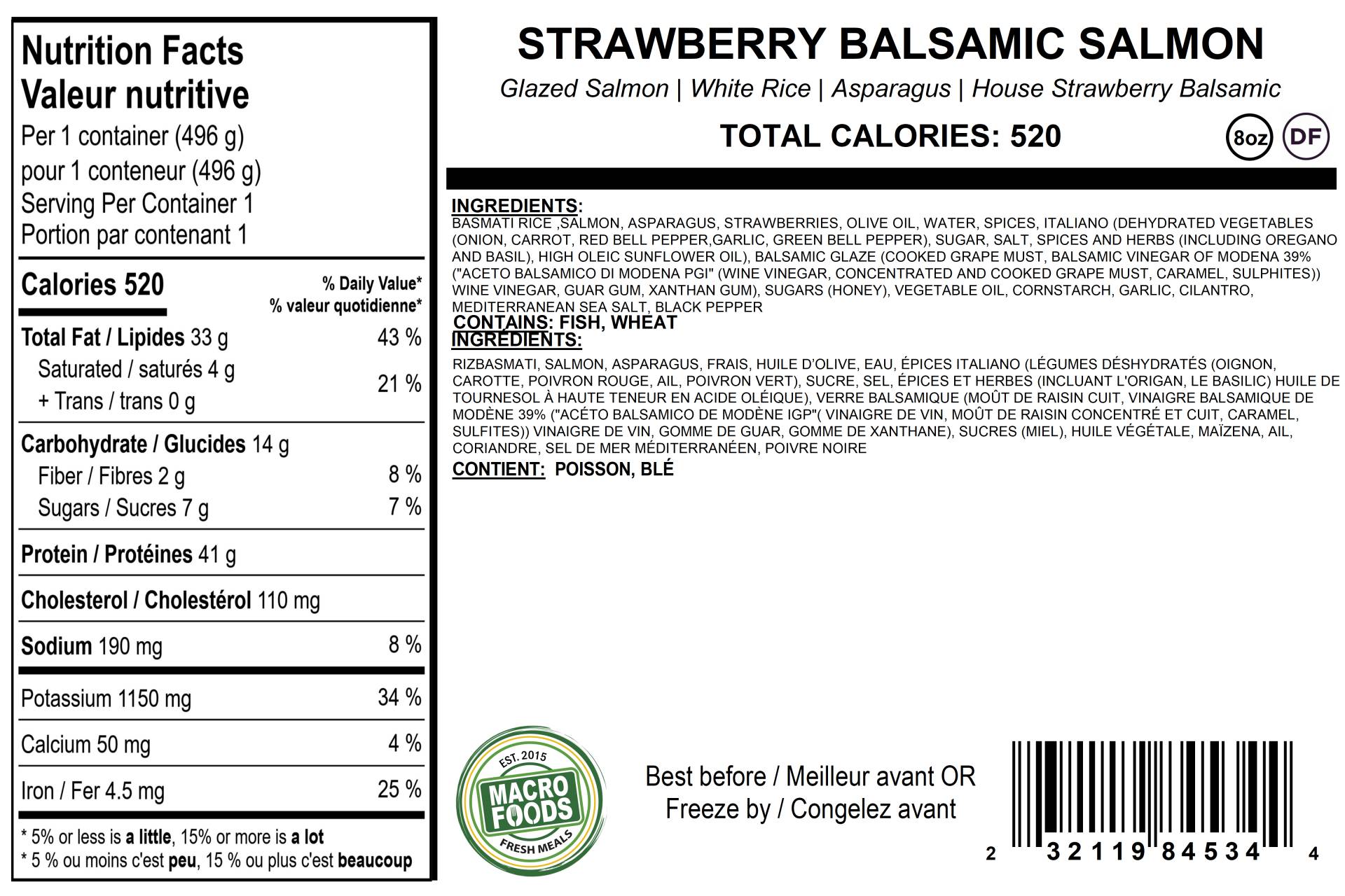 Strawberry Balsamic Salmon