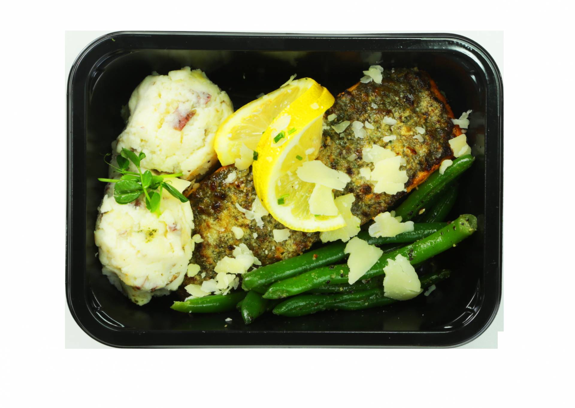 Pesto Encrusted Salmon