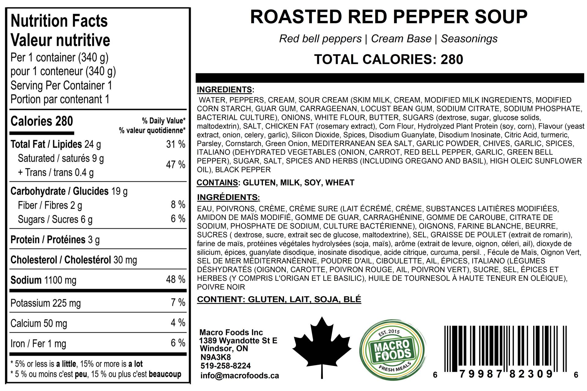 Roasted Red Pepper Soup