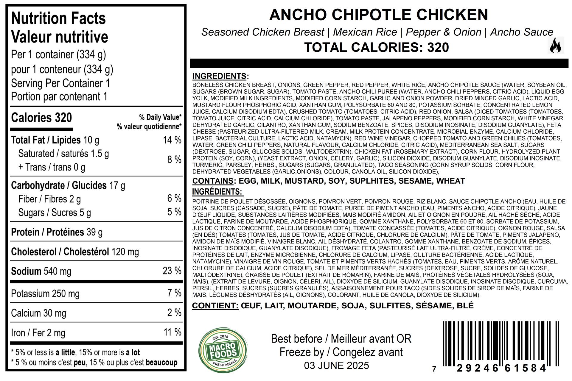 Ancho Chipotle Chicken