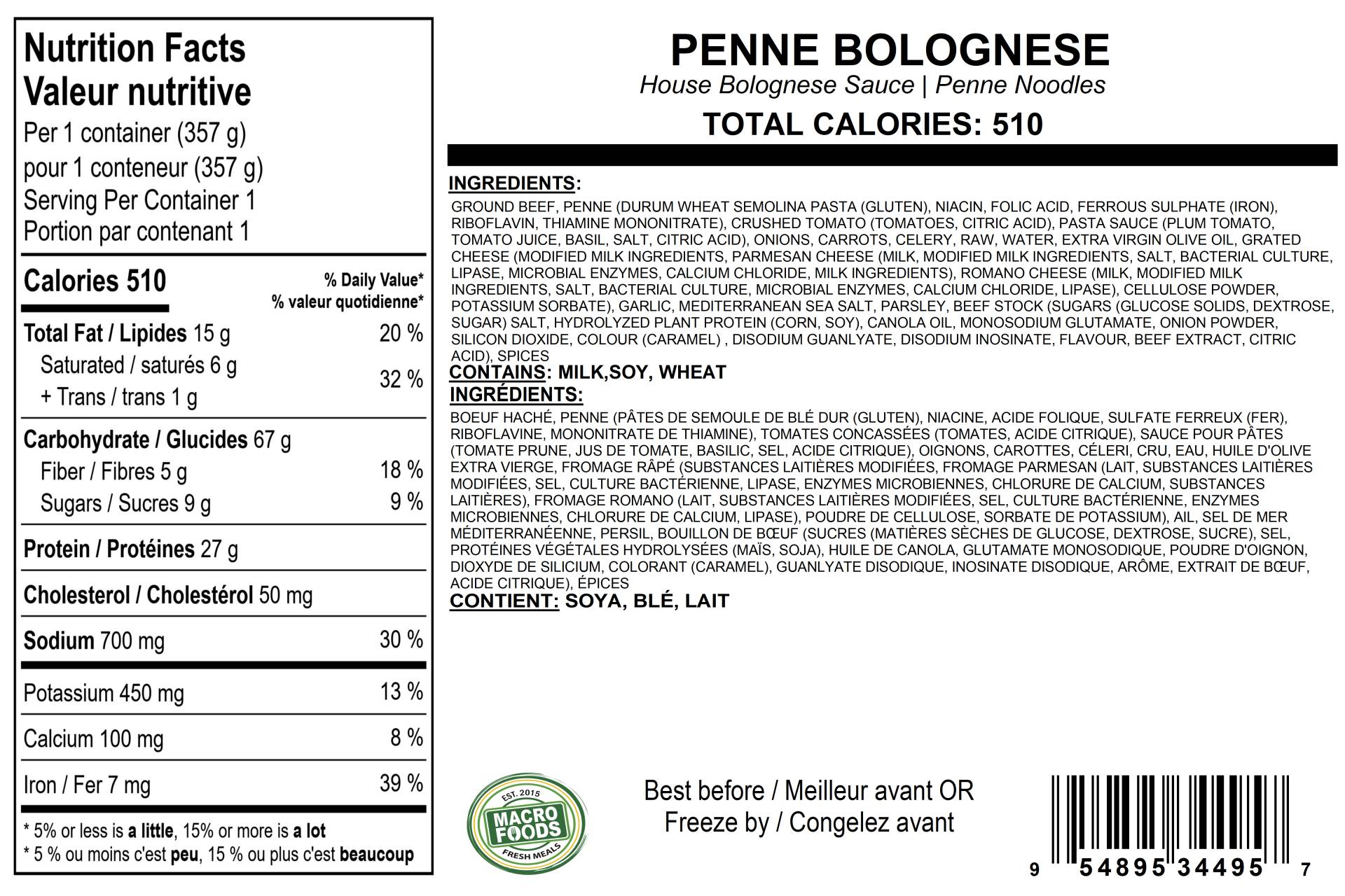 Penne Bolognese