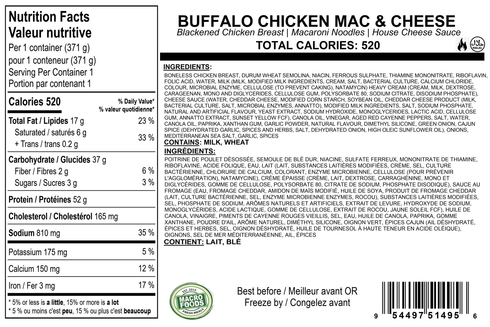 Buffalo Chicken Mac & Cheese