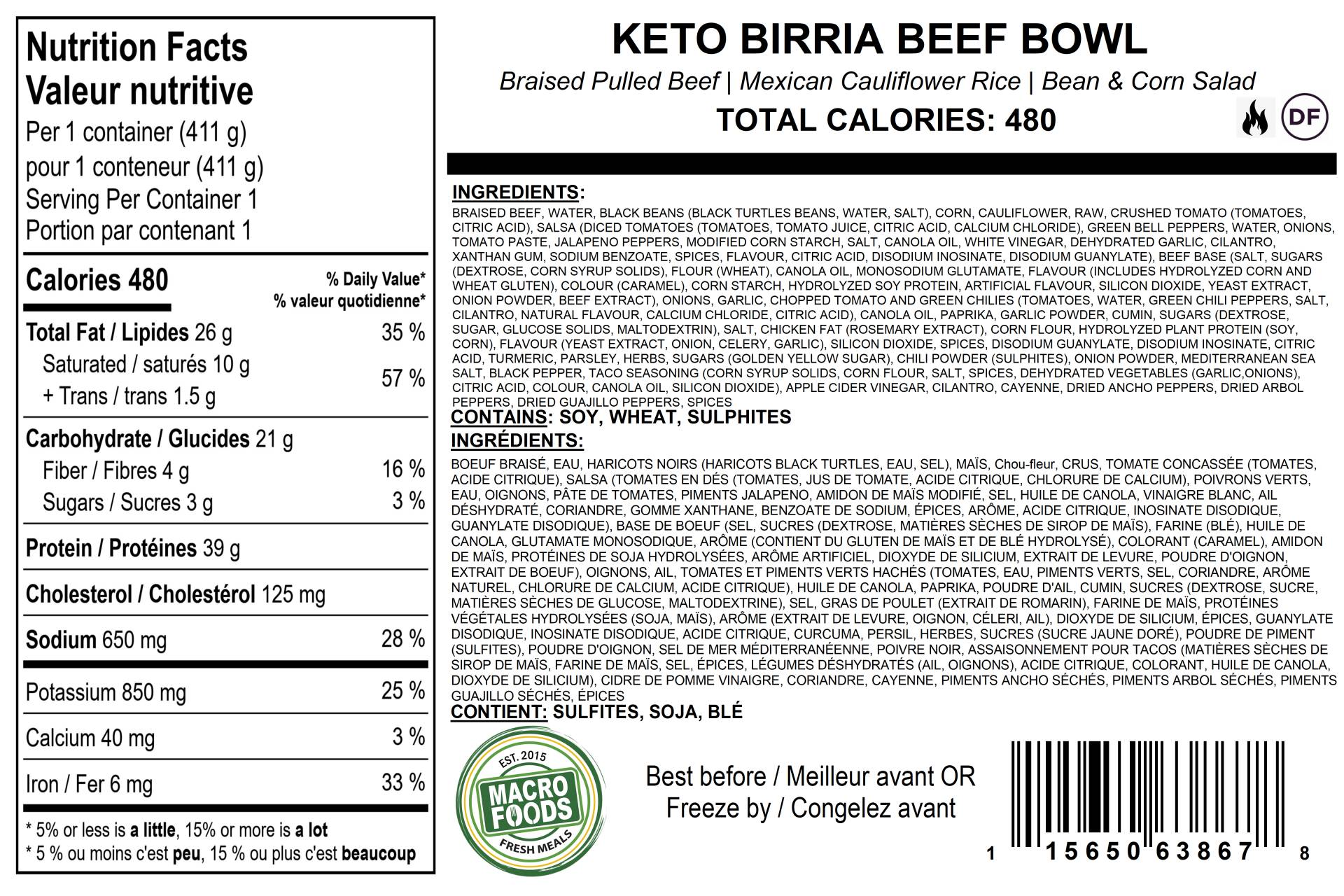 Keto Birria Beef Bowl