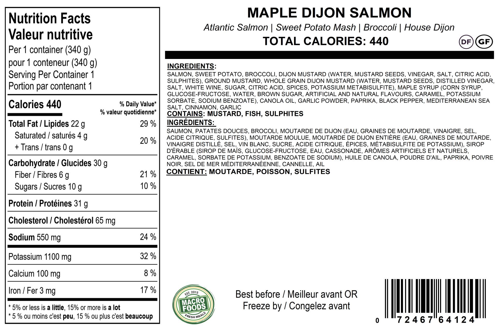 Maple Dijon Salmon