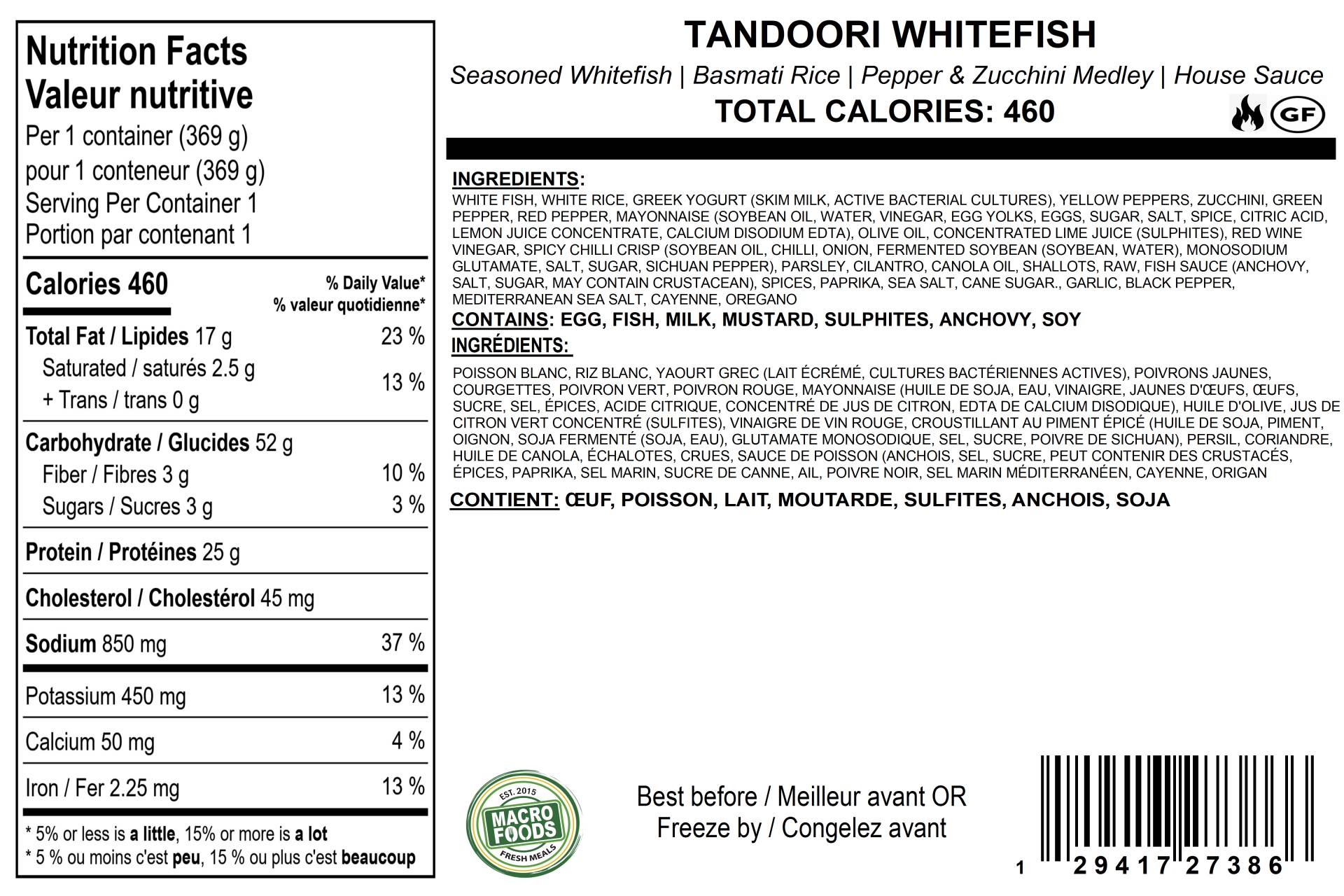 Tandoori Whitefish