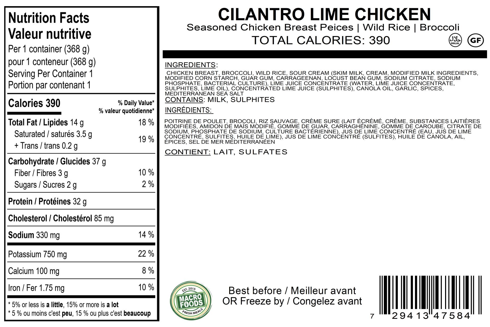Cilantro Lime Chicken