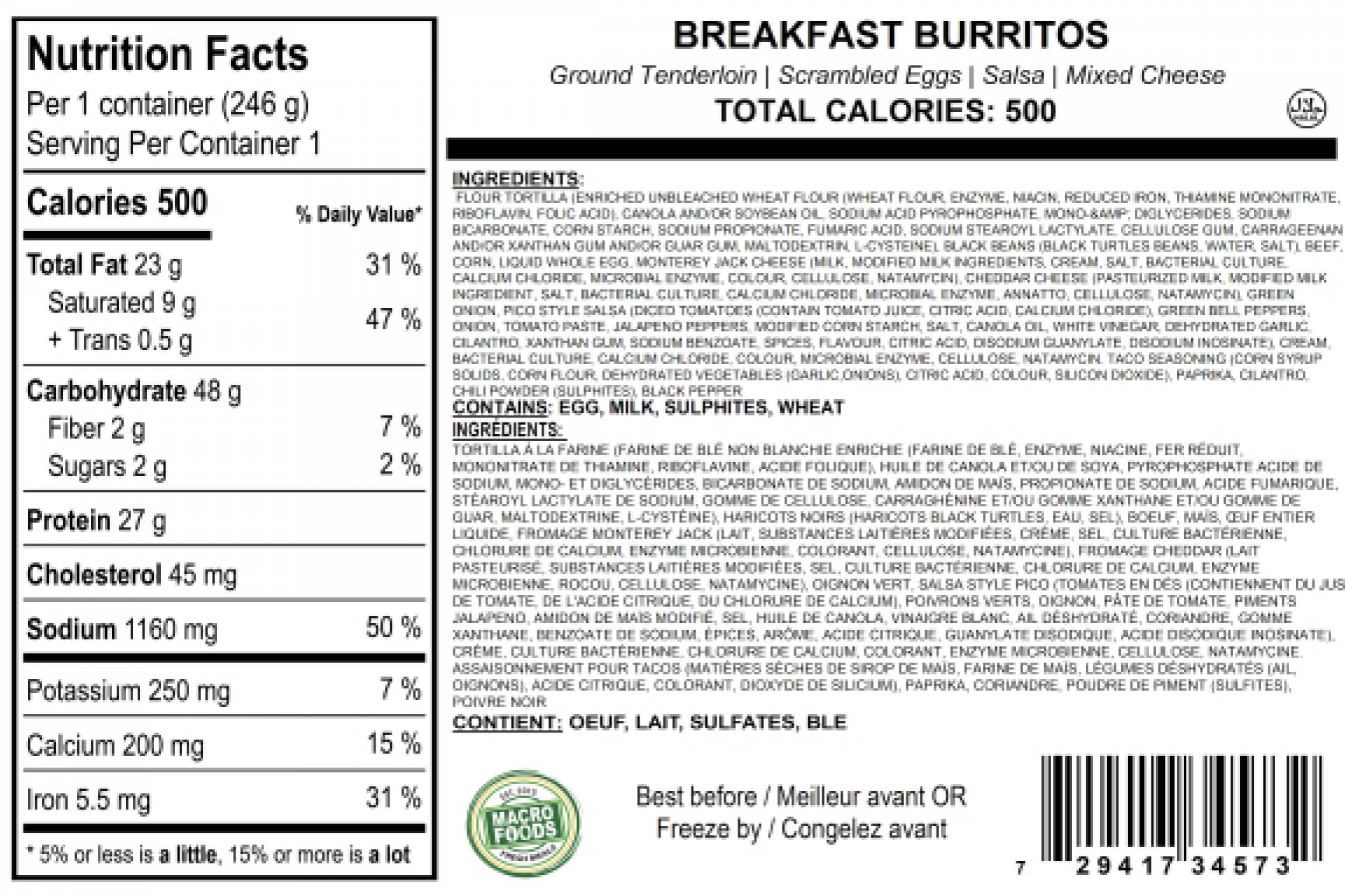 Breakfast Burritos