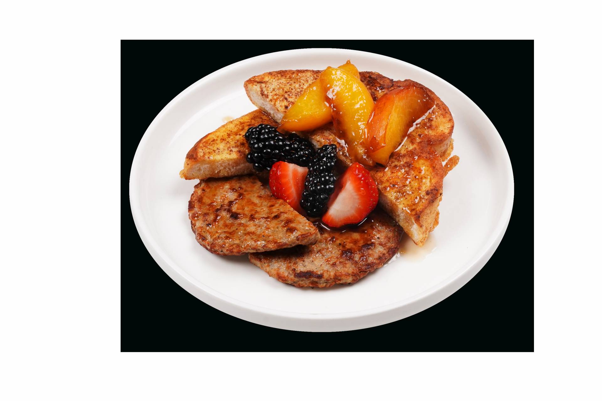 French Toast with Turkey Sausage