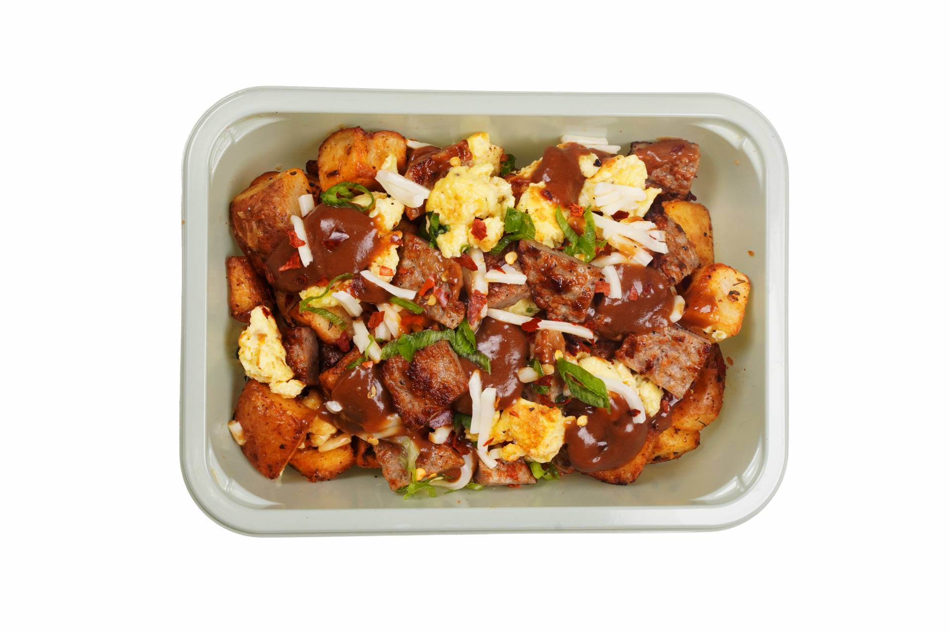 Turkey Breakfast Sausage Poutine