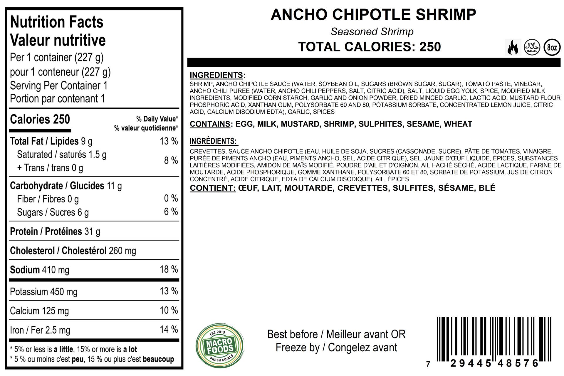 Carnivore Ancho Chipotle Shrimp