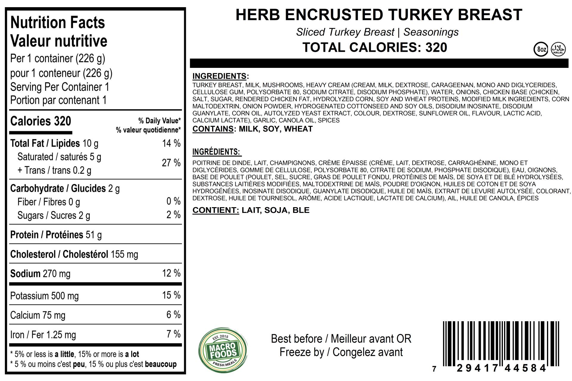 Carnivore Herb Encrusted Turkey Breast
