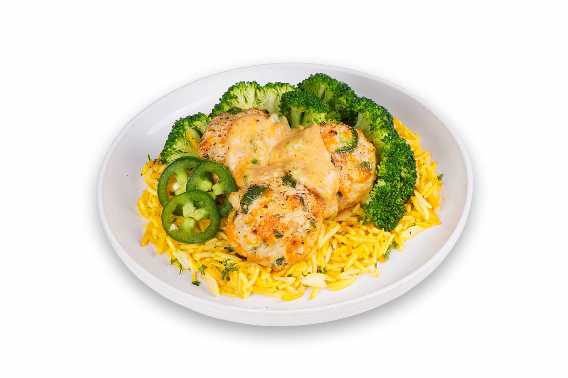Jalapeño Popper Chicken Meatballs