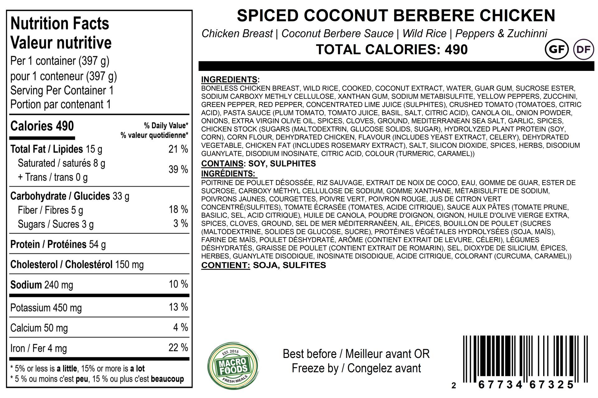 Spiced Coconut Berbere Chicken