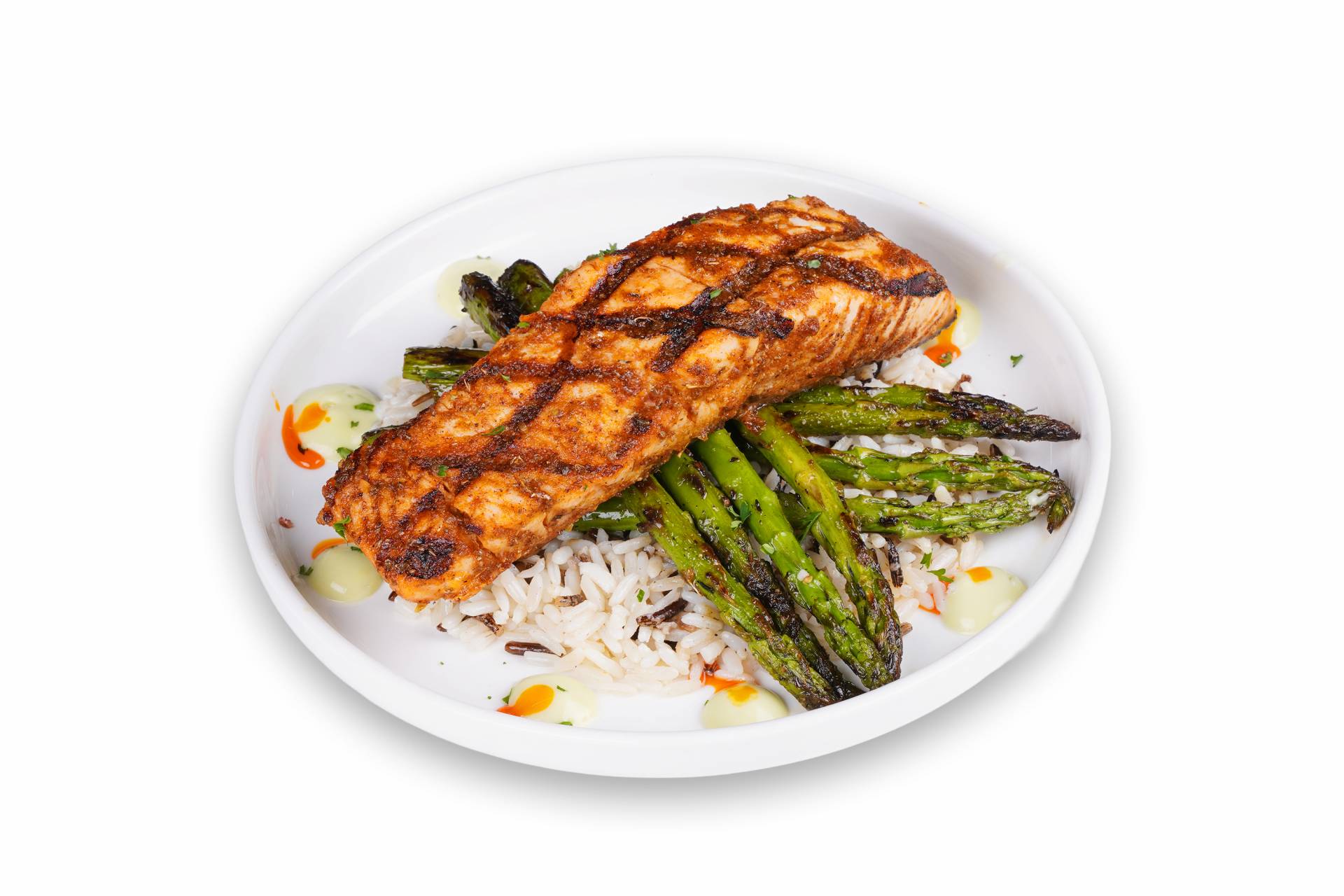 Seared Salmon With Avocado Cream