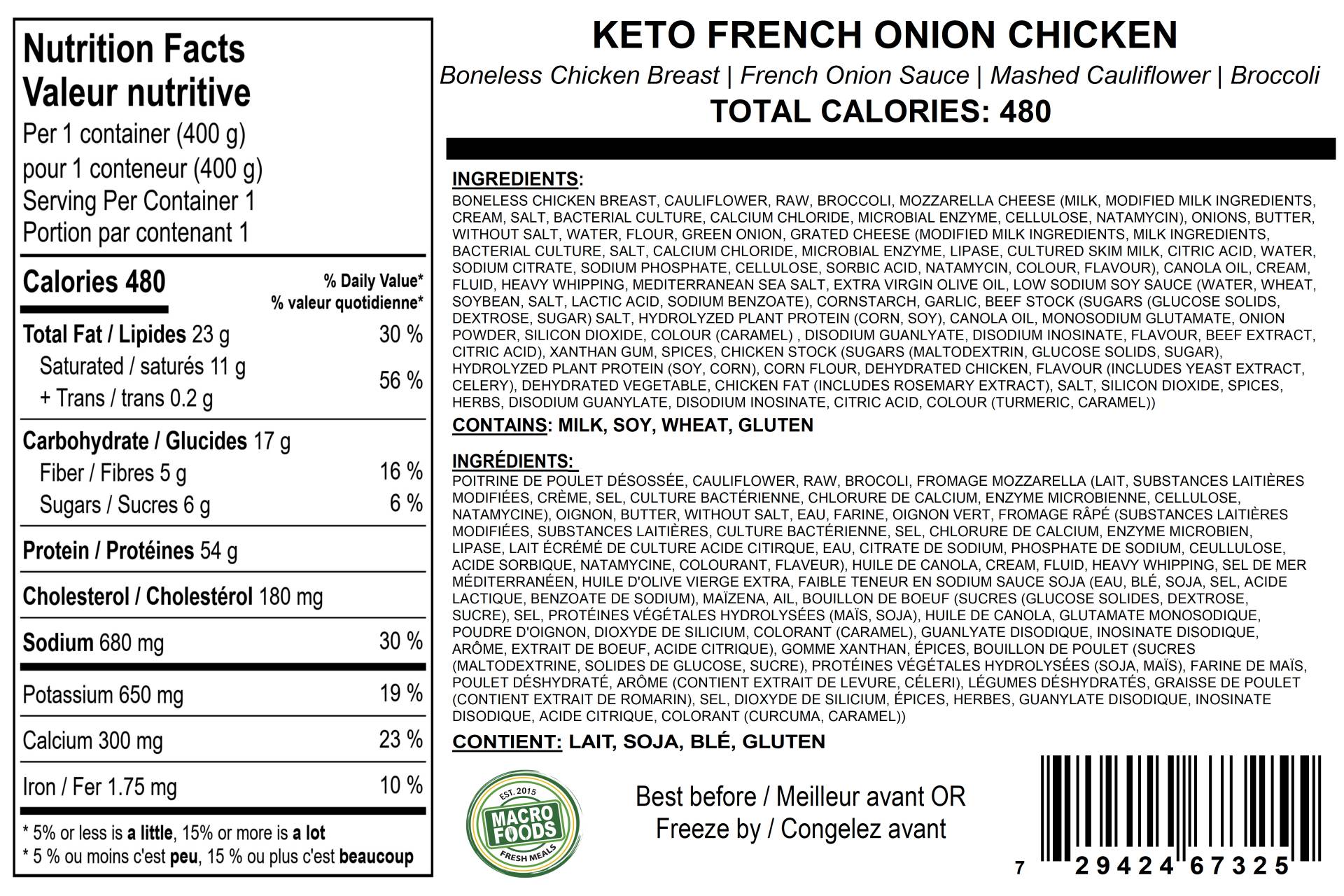 Keto French Onion Chicken
