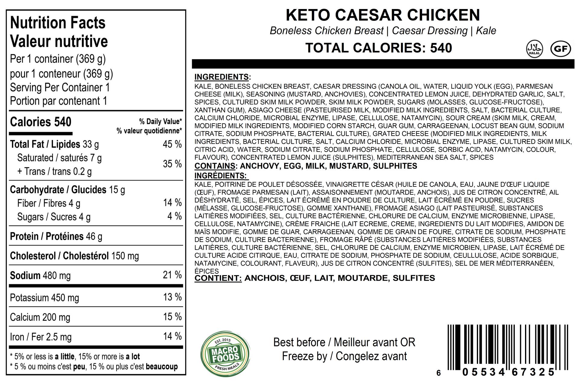 Keto Caesar Chicken