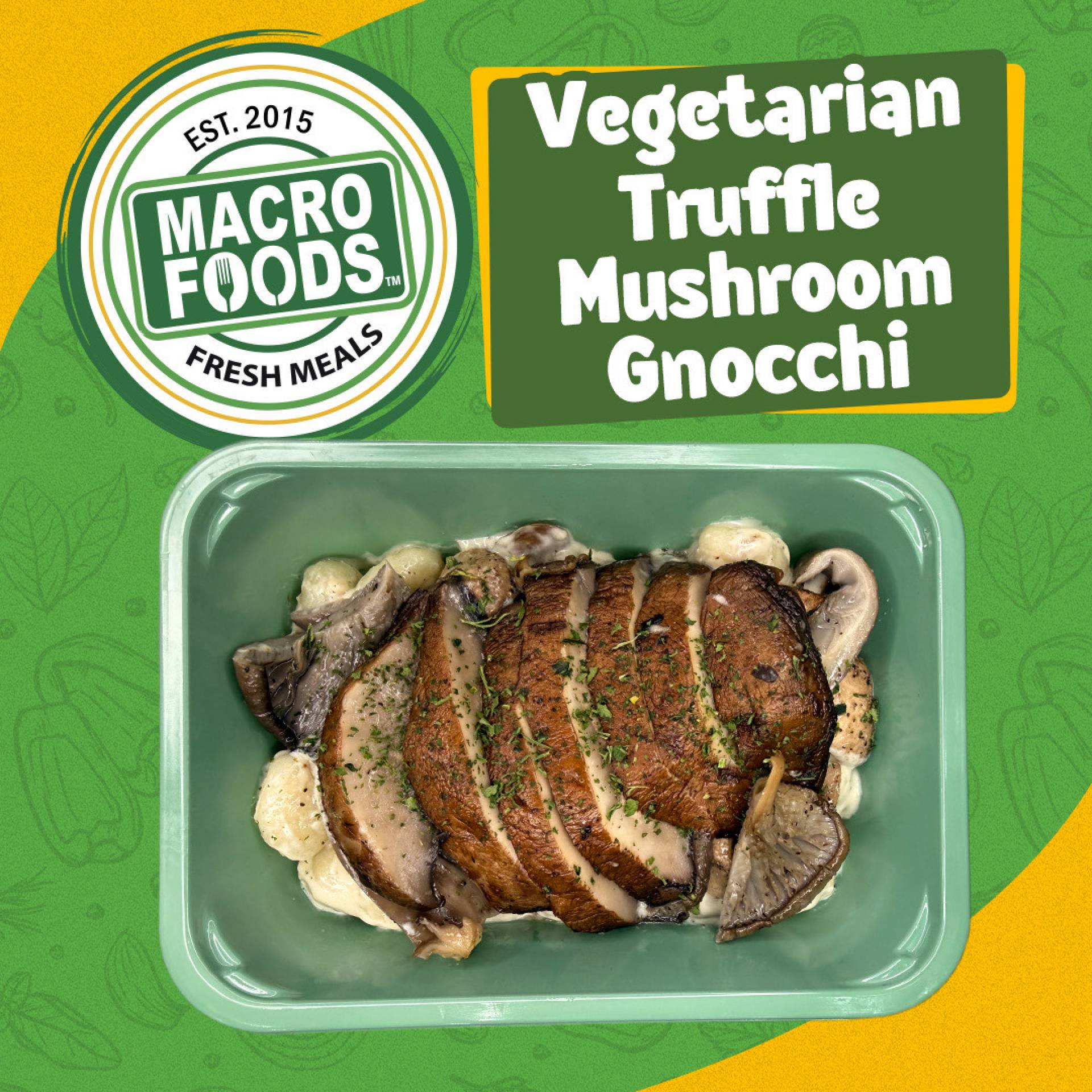 Vegetarian Truffle Mushroom Gnocchi