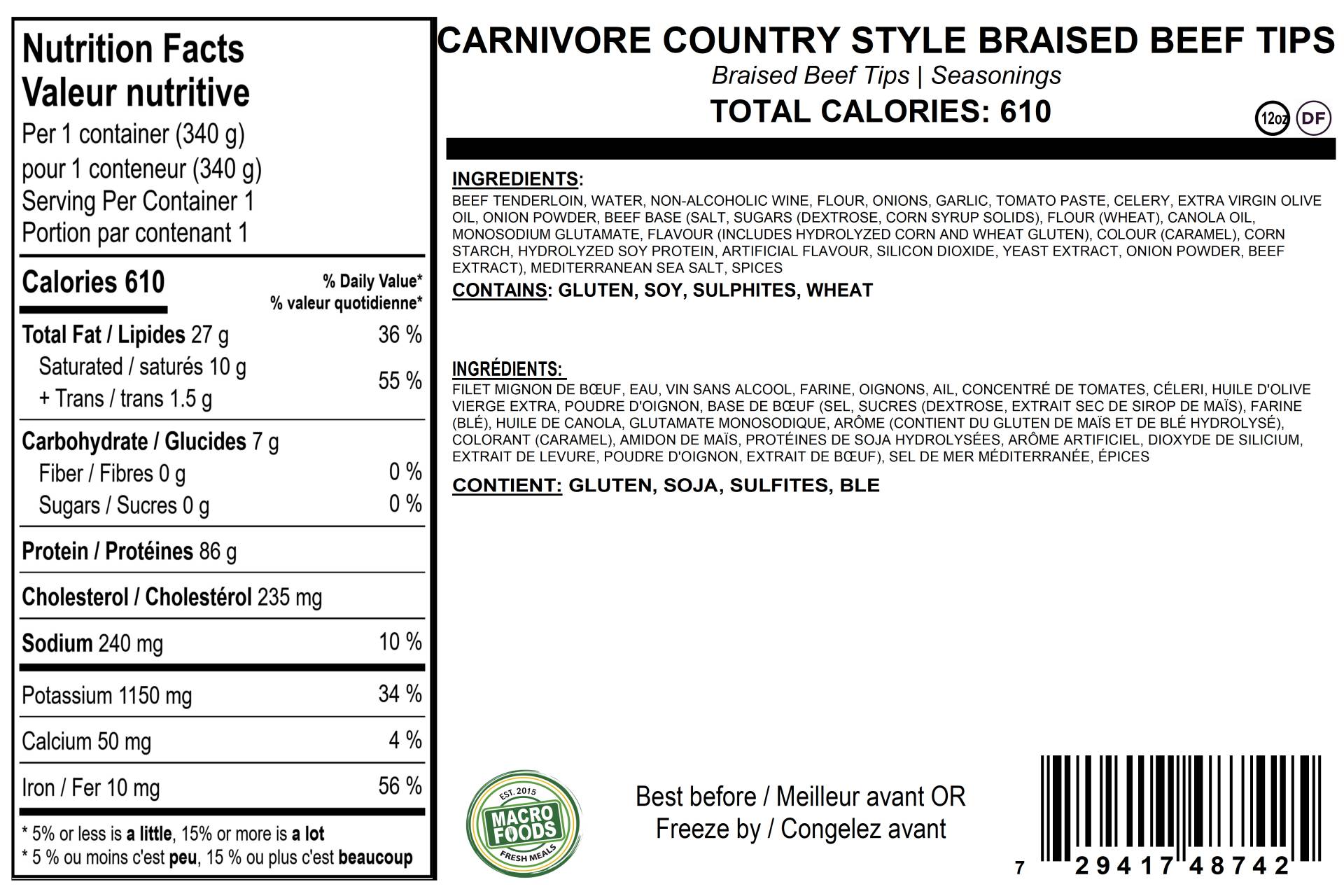 Carnivore Country Style Braised Beef