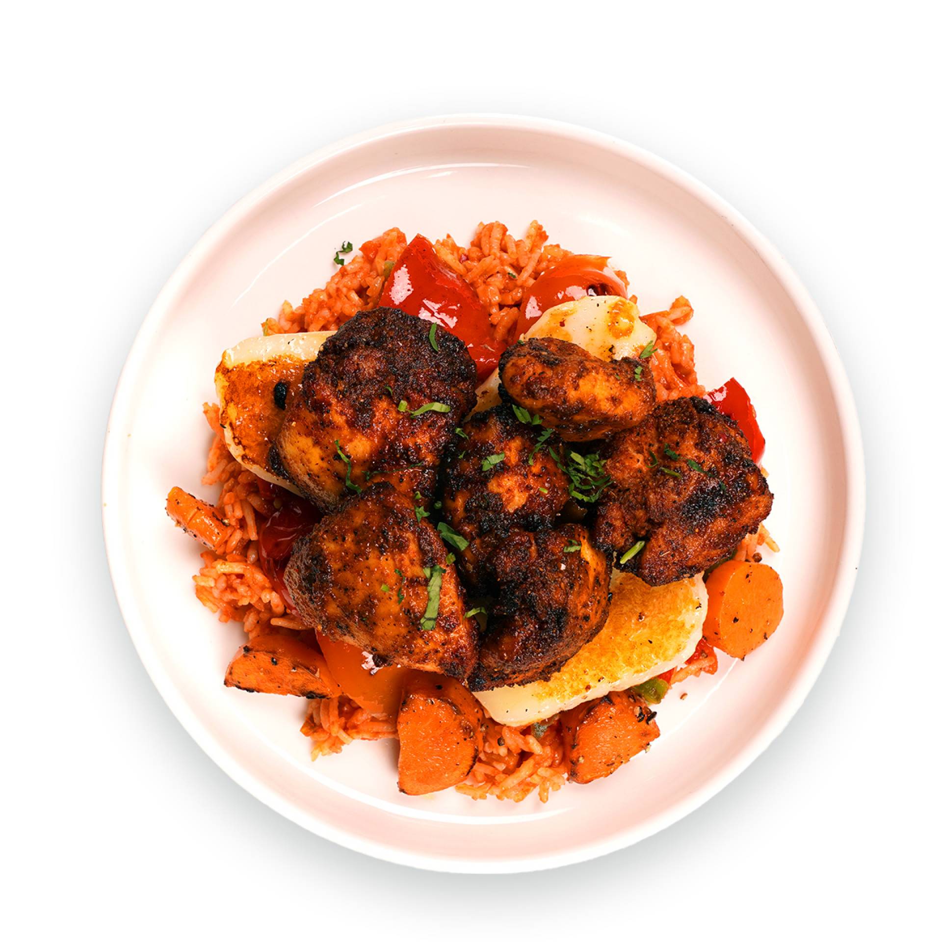 Hot Honey Halloumi Chicken