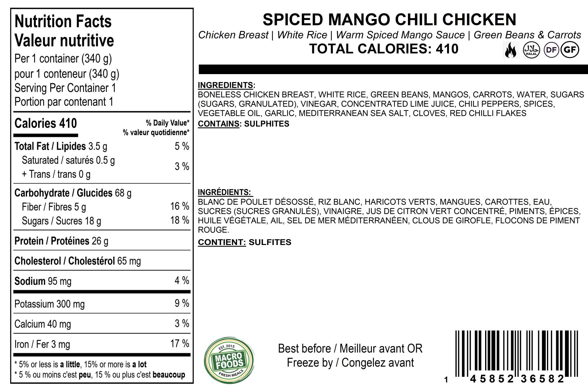 Spiced Mango chicken