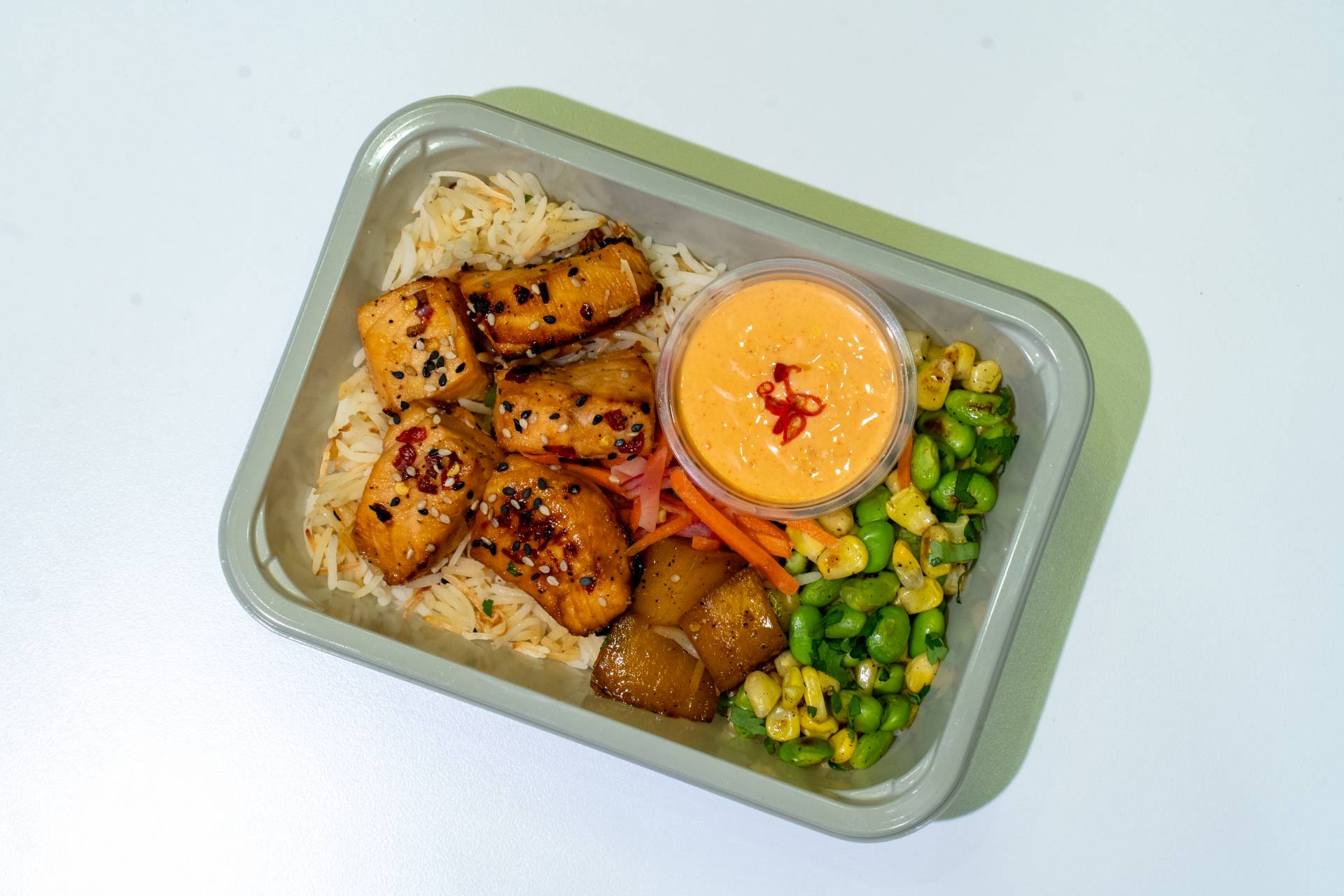 Carnivore Sweet Heat Salmon Poke Bowl