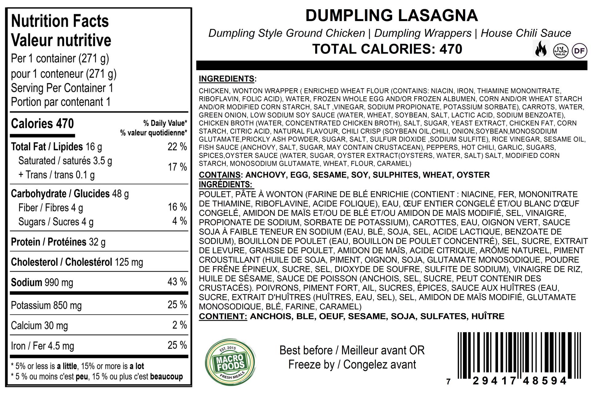 Dumpling Lasagna