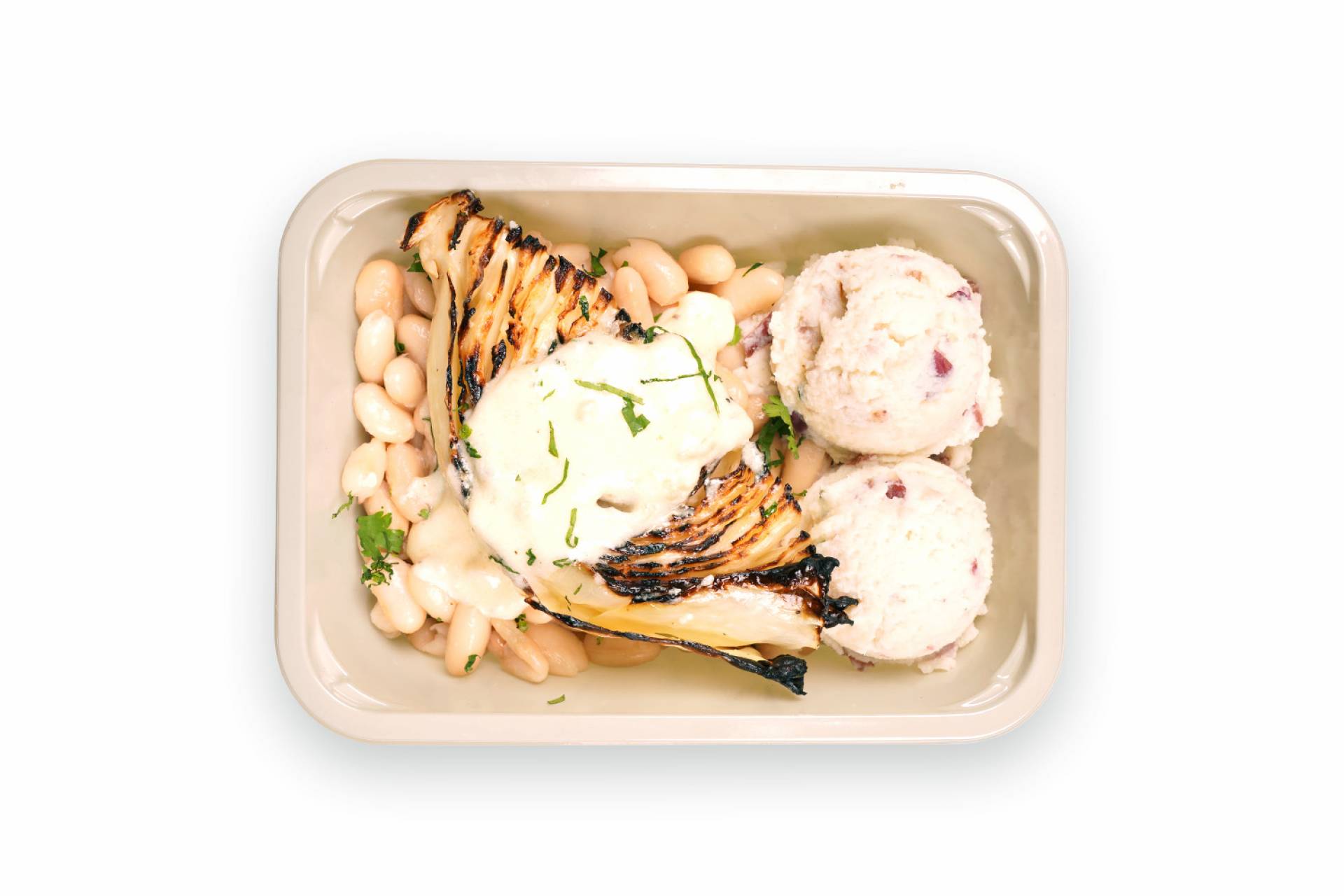 Vegetarian Garlic Butter Melting Cabbage