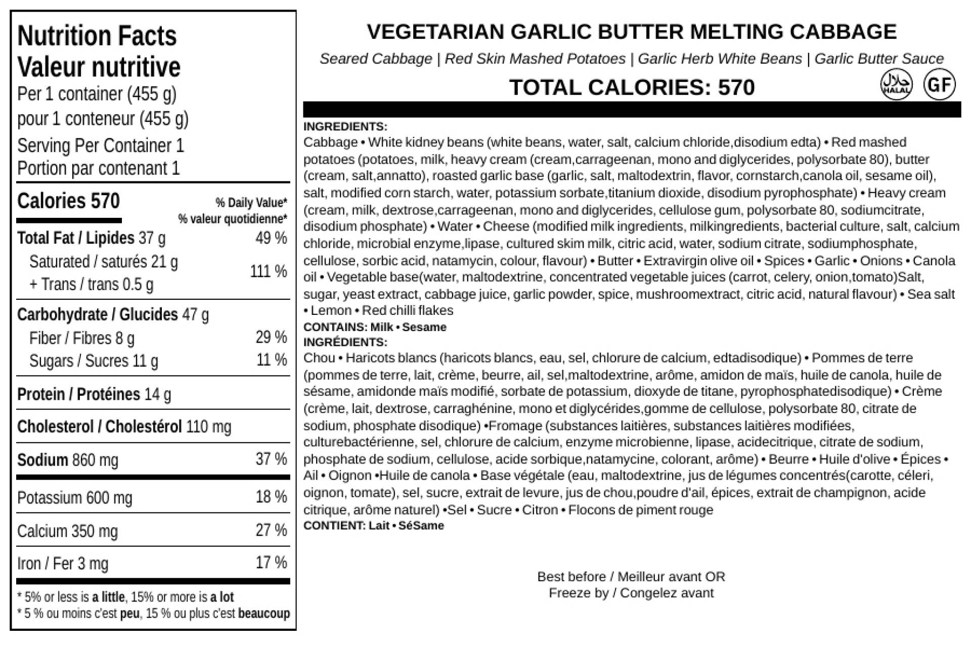 Vegetarian Garlic Butter Melting Cabbage