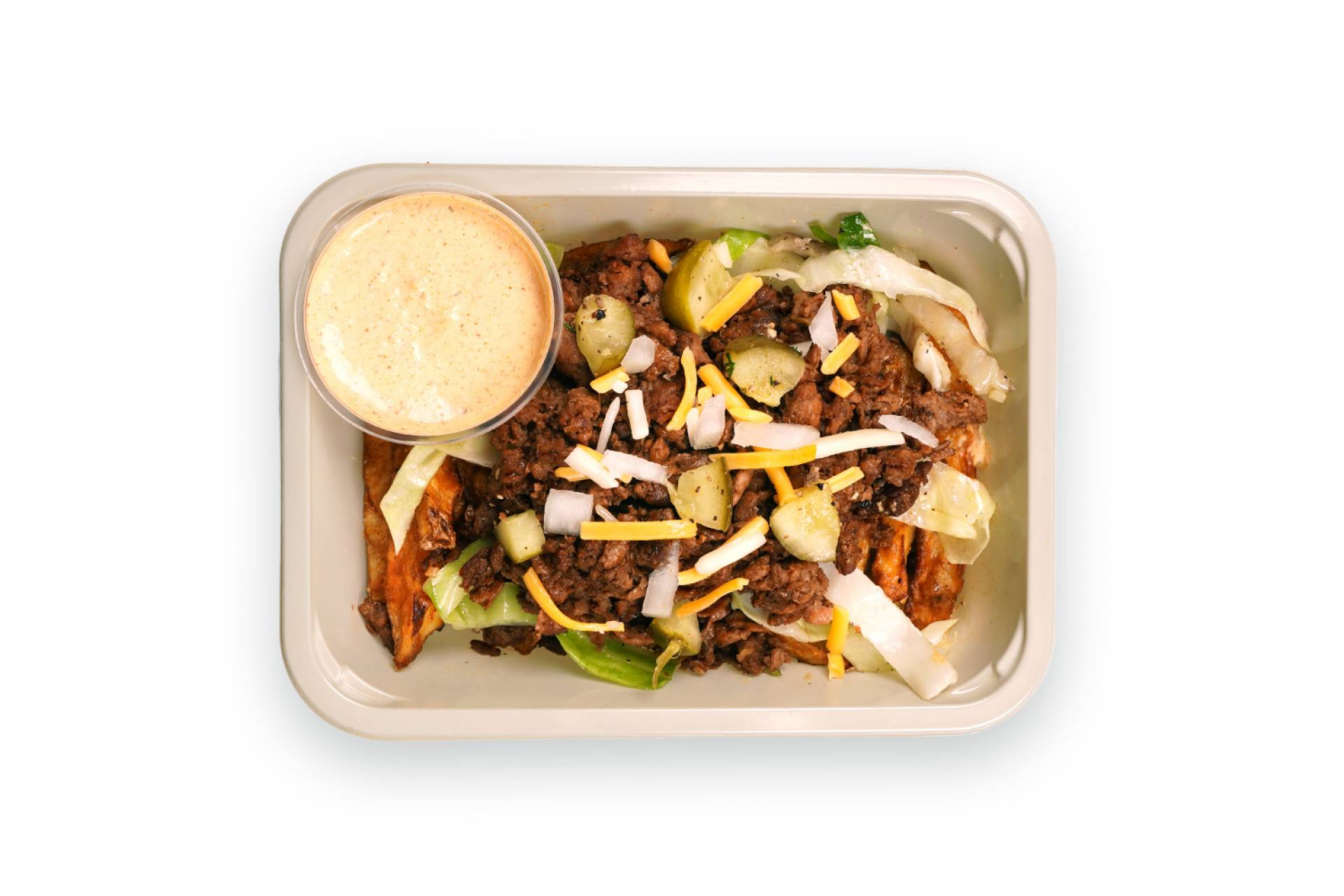 Keto Big Mac Burger Bowl