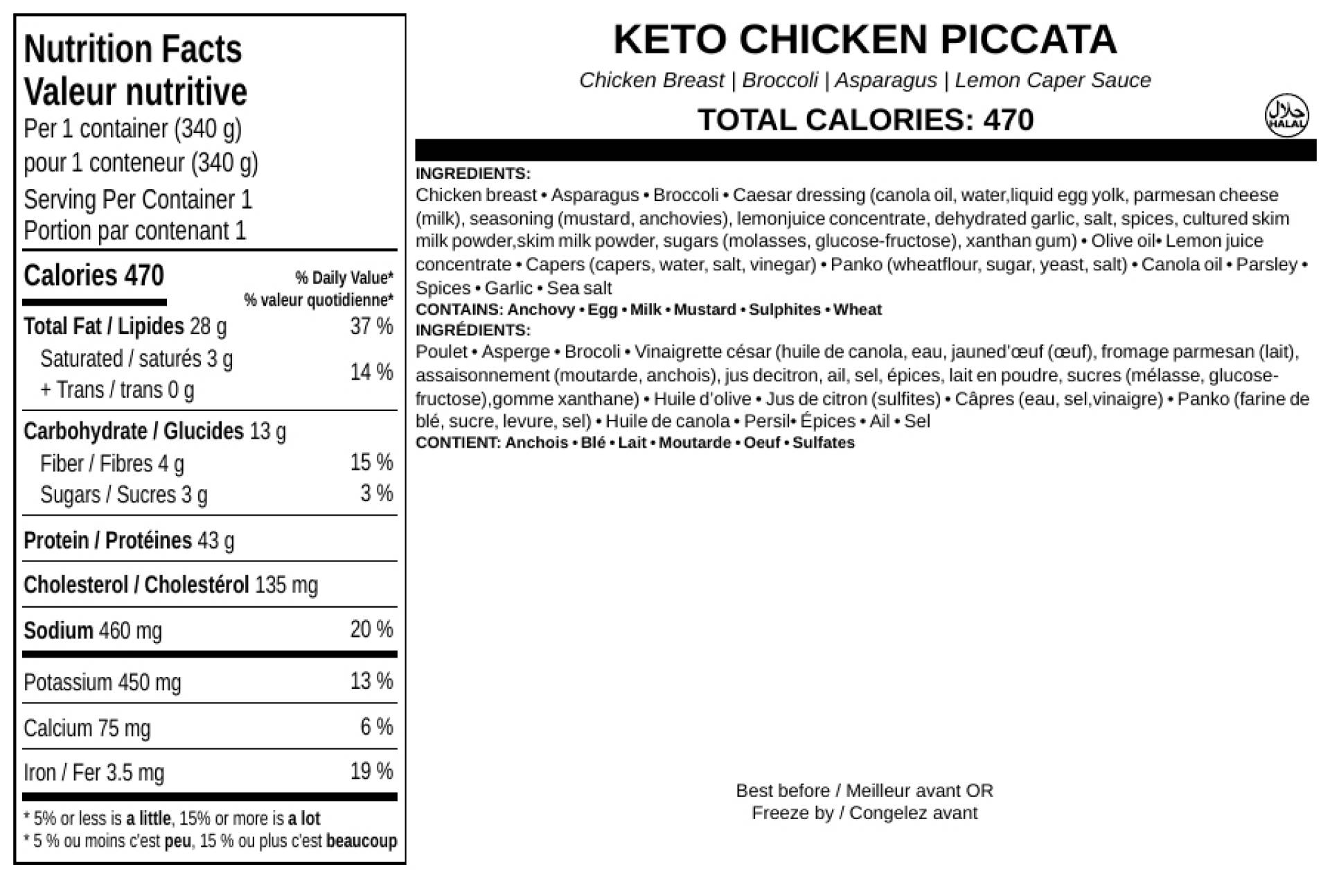 Keto Chicken Piccata