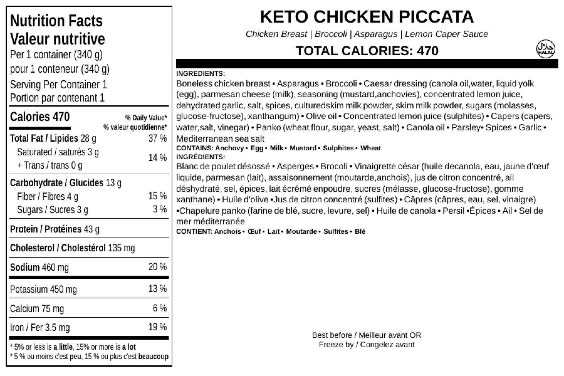 Keto Chicken Piccata