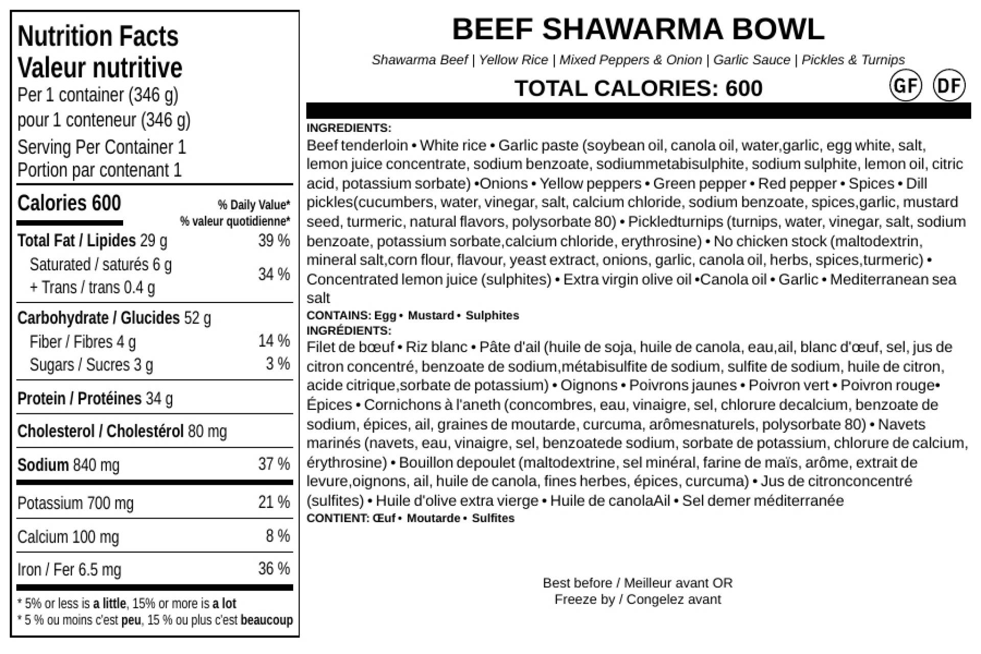 Beef Shawarma Bowl