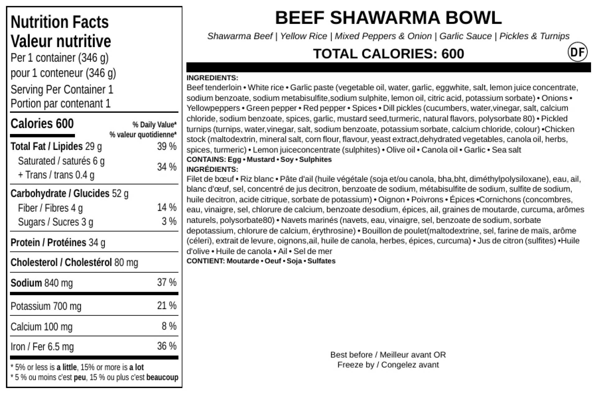 Beef Shawarma Bowl
