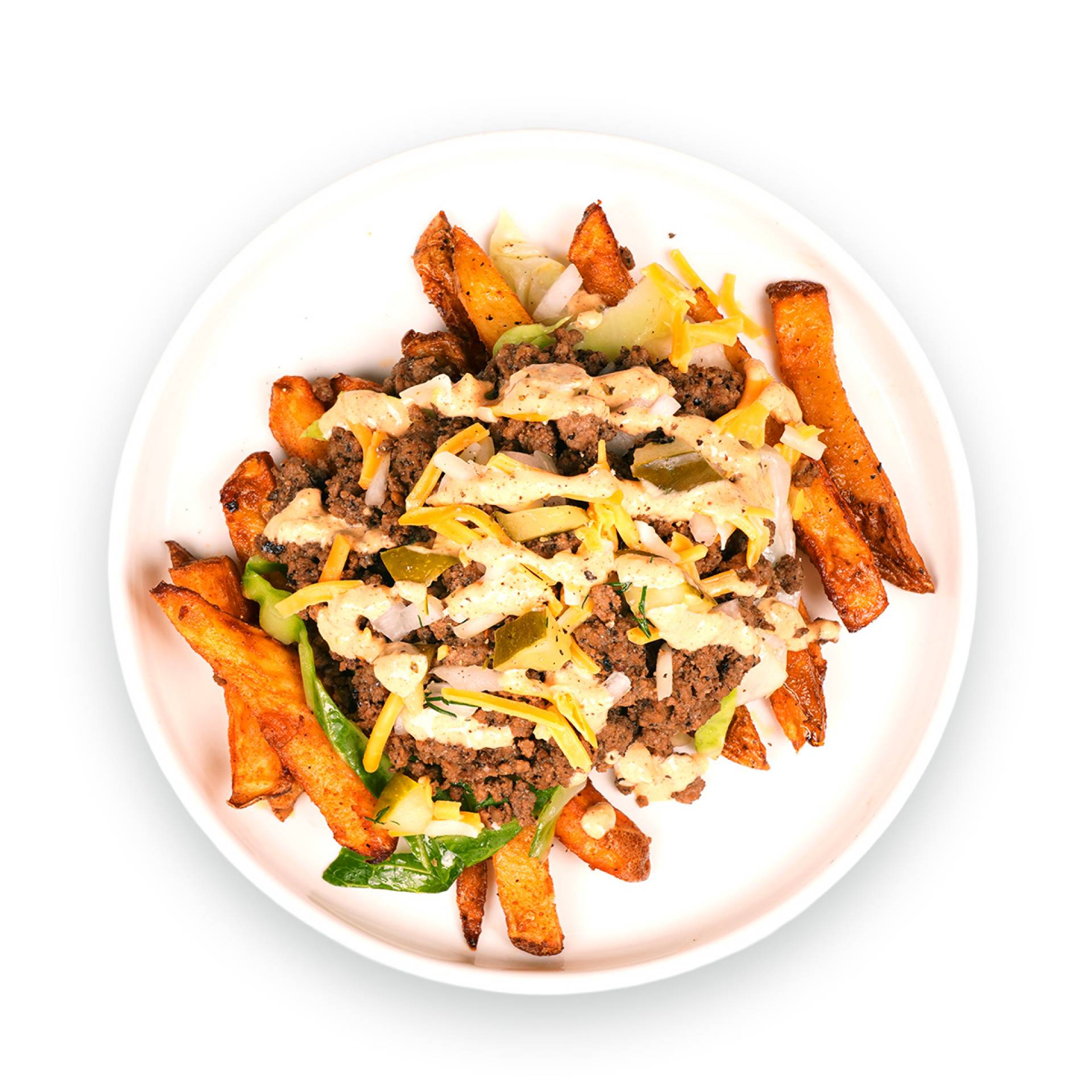 Vegan Big Mac Burger Bowl