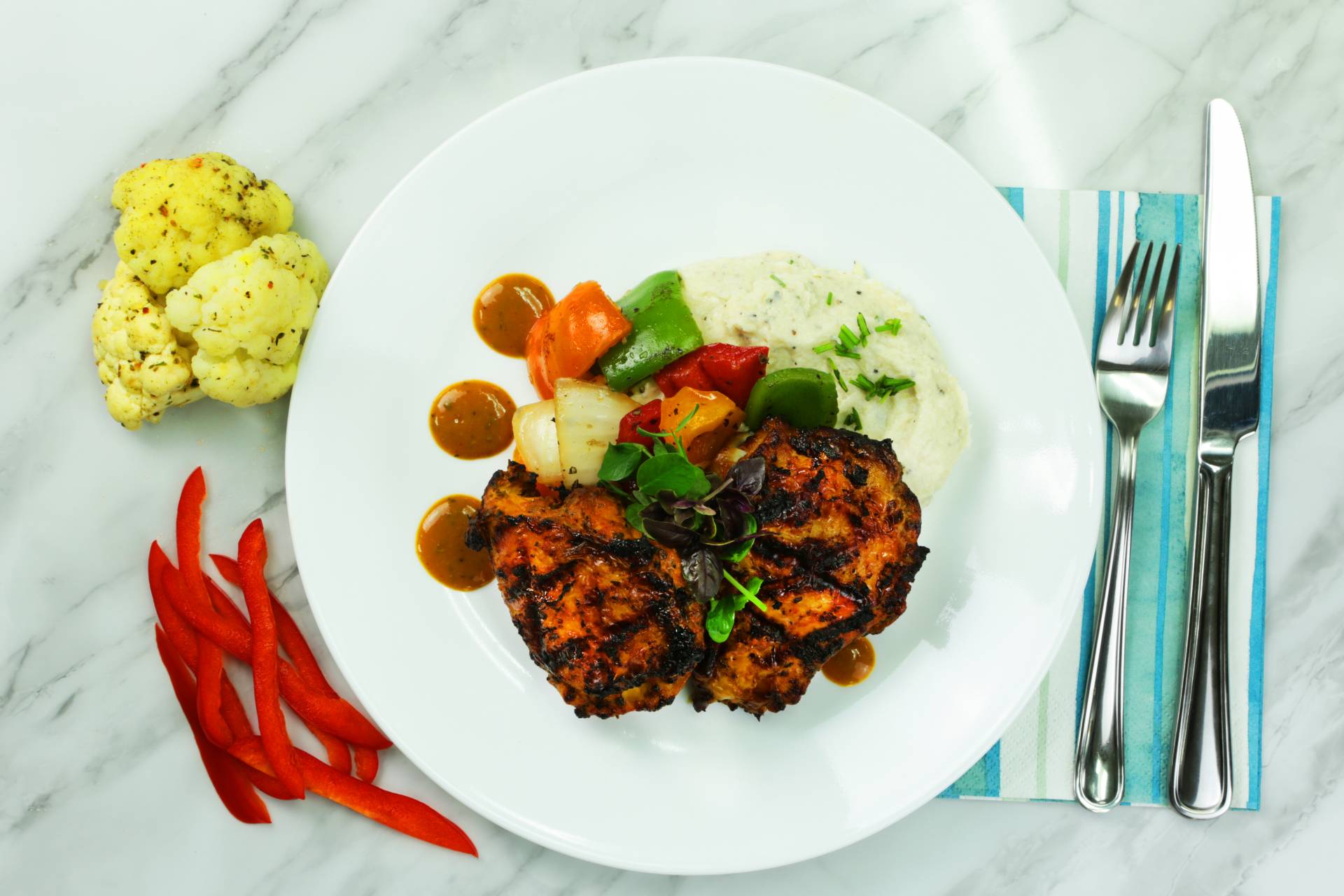 Keto BBQ Roast Chicken