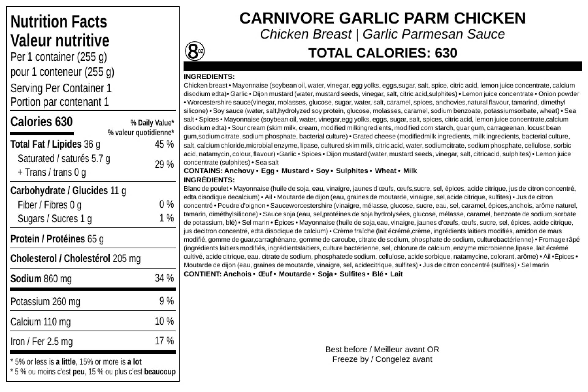 Carnivore Garlic Parm Chicken